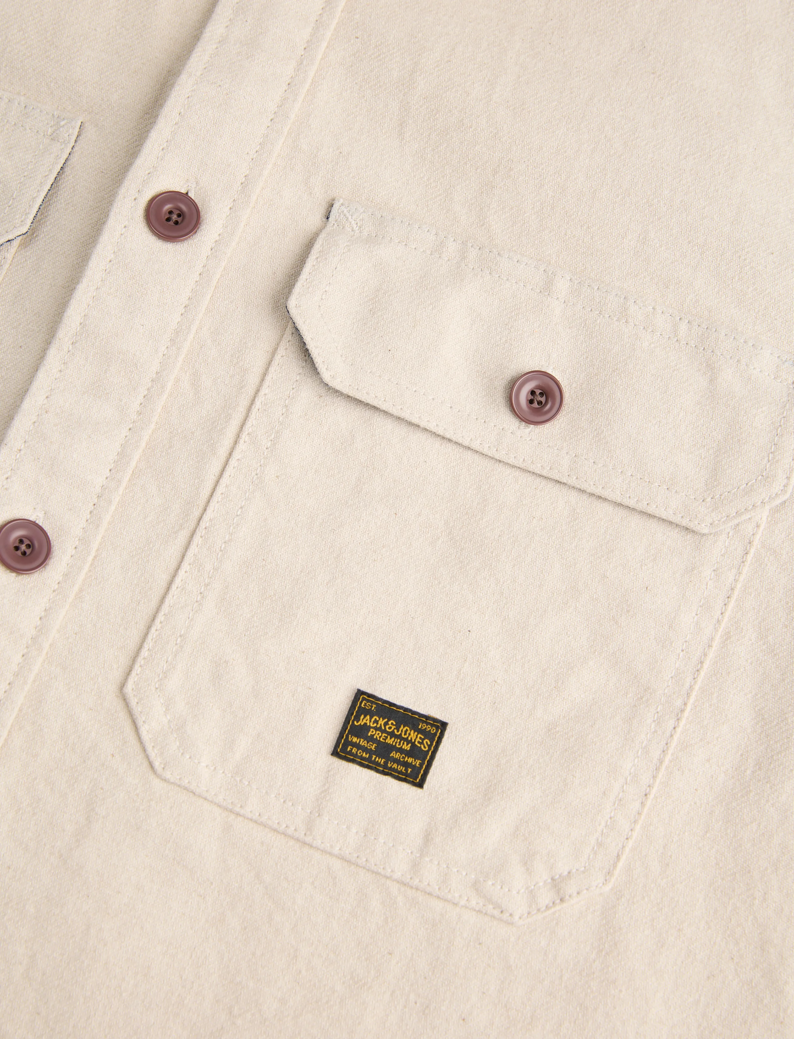 Jack & Jones - JPRBLUIVY SOLID L/S OVERSHIRT SN - Überhemden - plaza taupe - 2