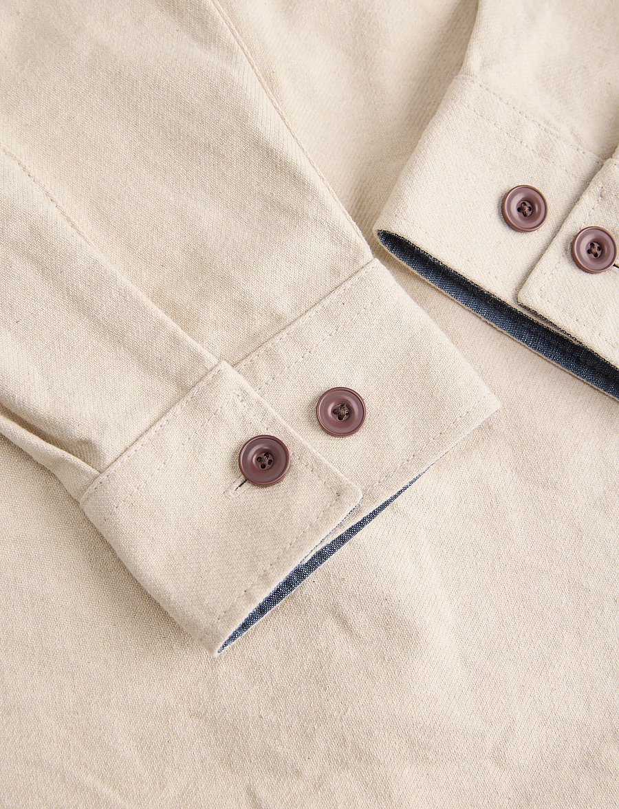 Jack & Jones - JPRBLUIVY SOLID L/S OVERSHIRT SN - Überhemden - plaza taupe - 3