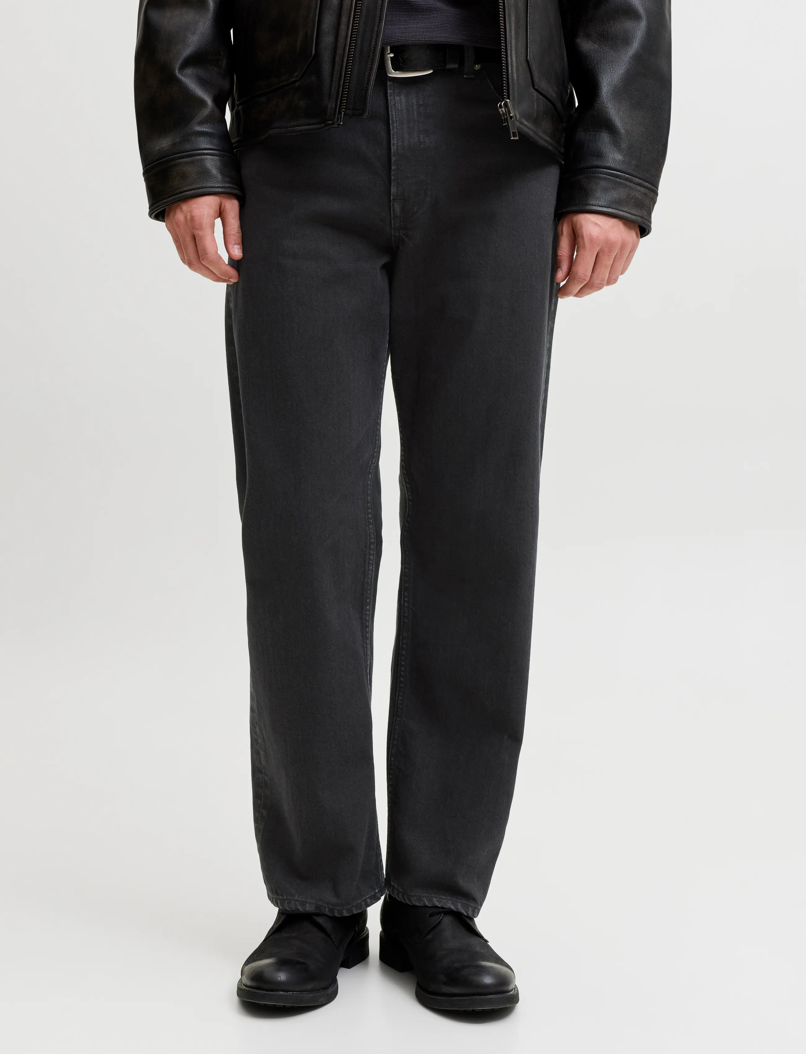 Jack & Jones JJITED JJCLASSIC SQ 487 NOOS - Looks for less - BLACK DENIM / black