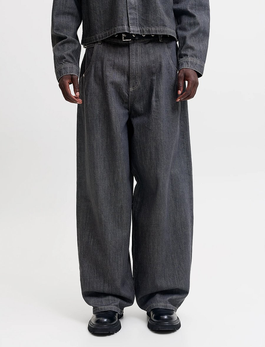 Jack & Jones - JJIJOEY JJBOLT AKM 726 - loose jeans - grey denim - 0