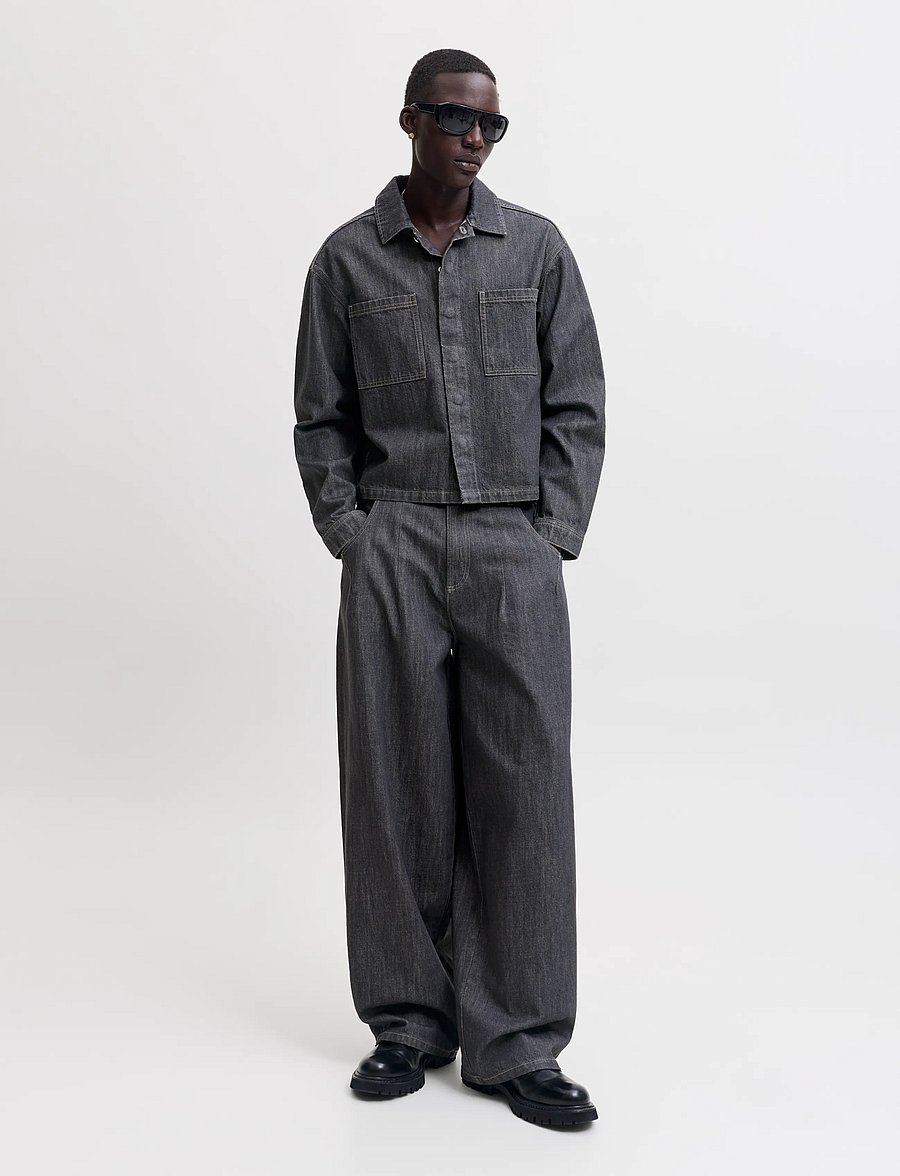 Jack & Jones - JJIJOEY JJBOLT AKM 726 - loose jeans - grey denim - 4