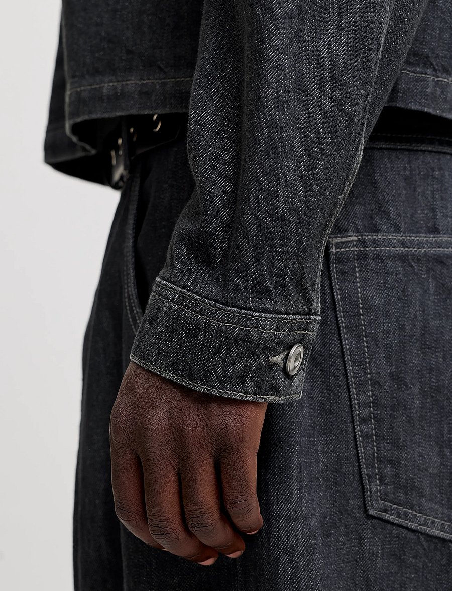 Jack & Jones - JJIBOLT DENIM OVERSHIRT AKM 726 LN - grey denim - 5