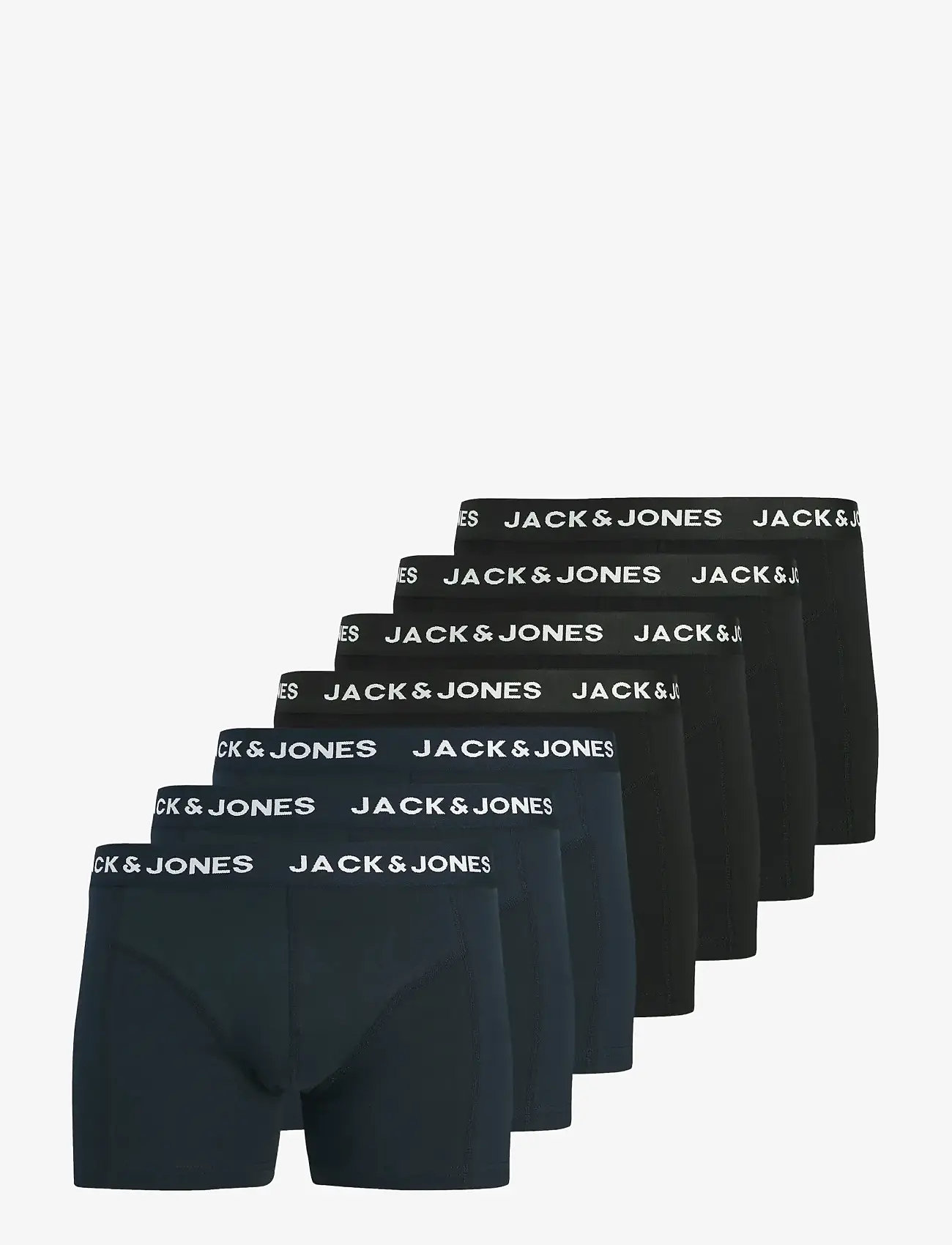 Jack & Jones - JACTONY SOLID TRUNKS 7 PACK - boxer briefs - navy blazer - 0
