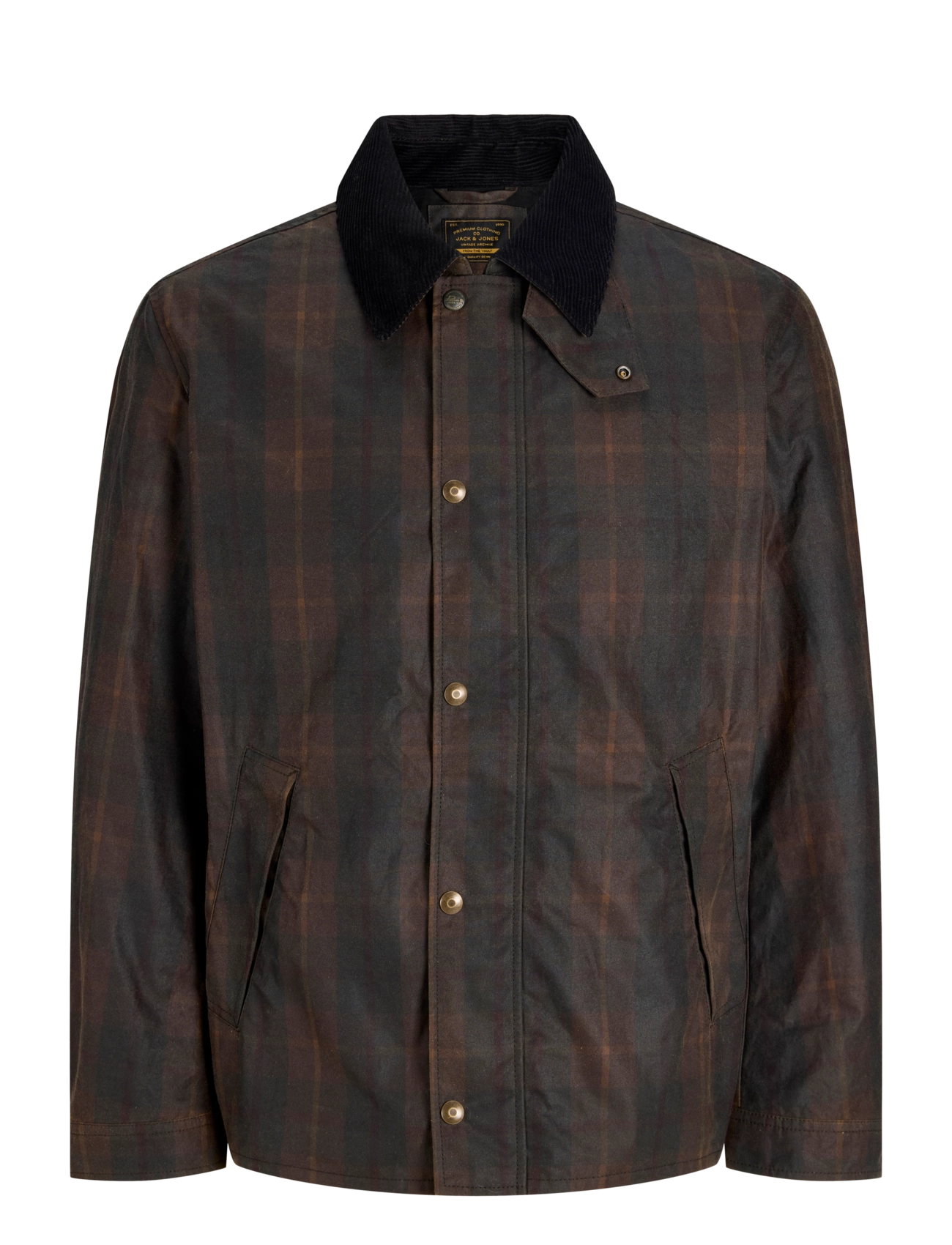 Jack & Jones JPRBLUCANE WAXED JACKET - Jakker - CHOCOLATE TORTE / brown
