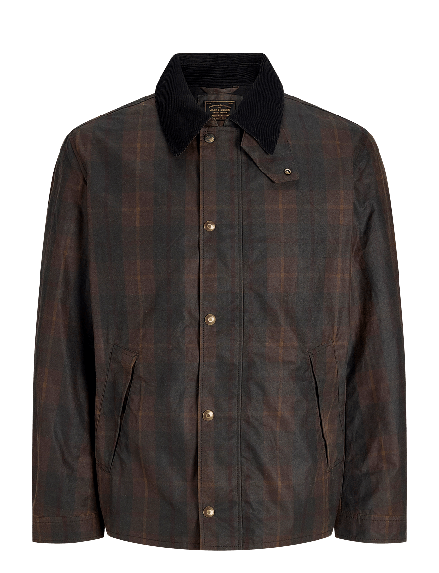 Jack & Jones - JPRBLUCANE WAXED JACKET - efterårsjakker - chocolate torte - 0