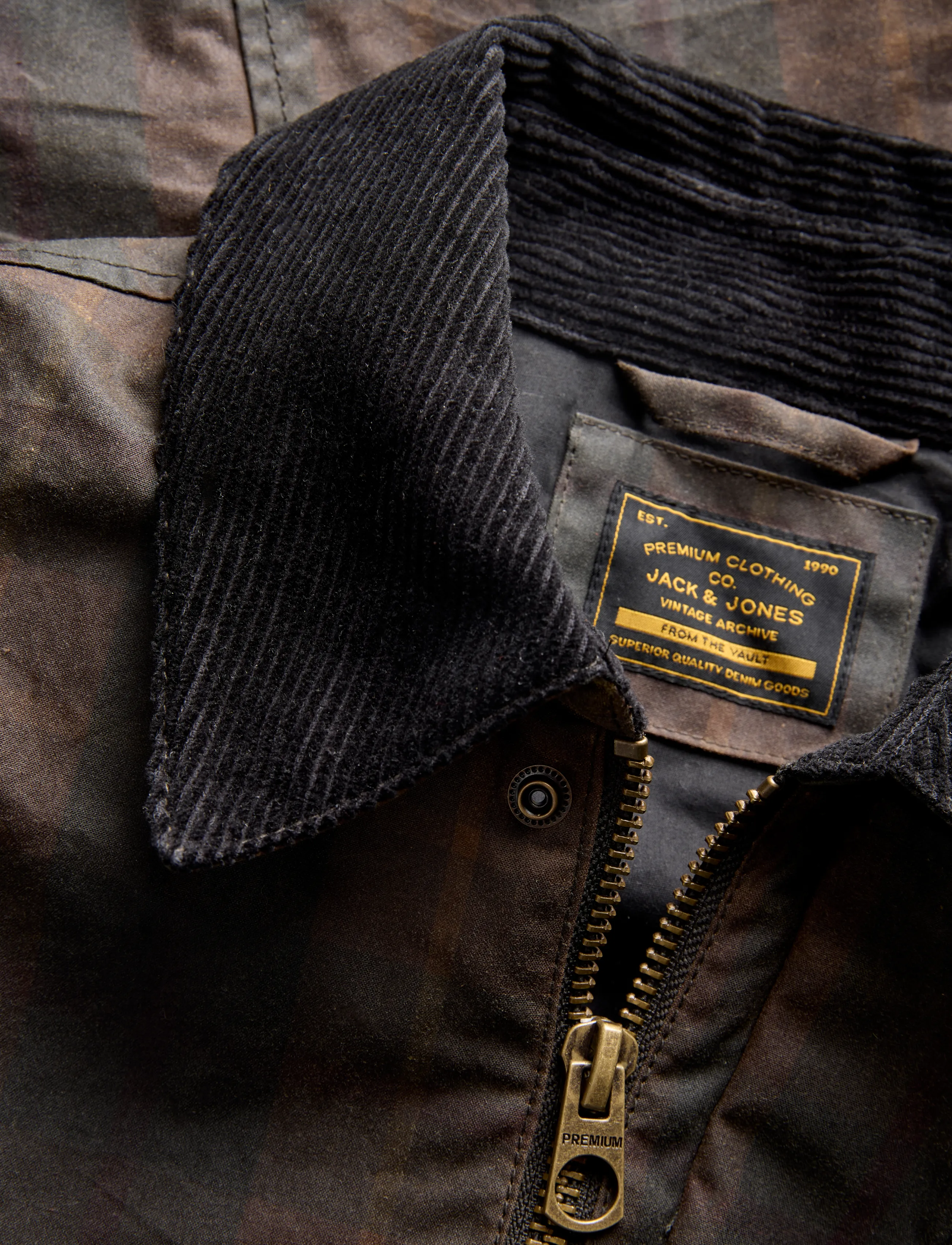 Jack & Jones - JPRBLUCANE WAXED JACKET - efterårsjakker - chocolate torte - 3