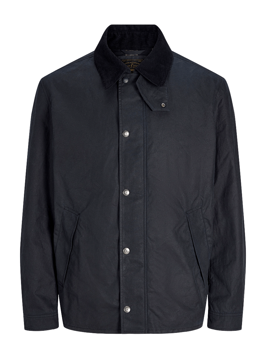 Jack & Jones - JPRBLUCANE WAXED JACKET - herbstjacken - dark navy - 0