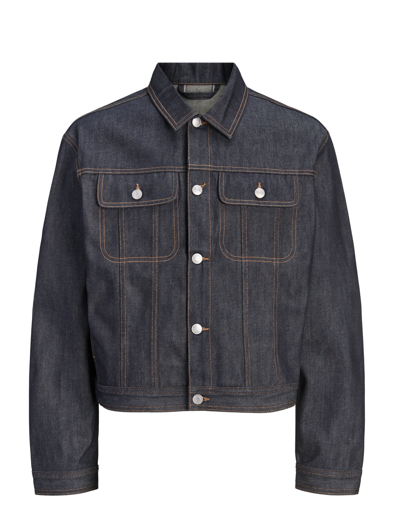 Jack & Jones - JJIRANGER JACKET AM 690 SN - ofodrade jeansjackor - blue denim - 1
