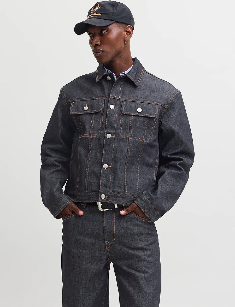 Jack & Jones - JJIRANGER JACKET AM 690 SN - ofodrade jeansjackor - blue denim - 0