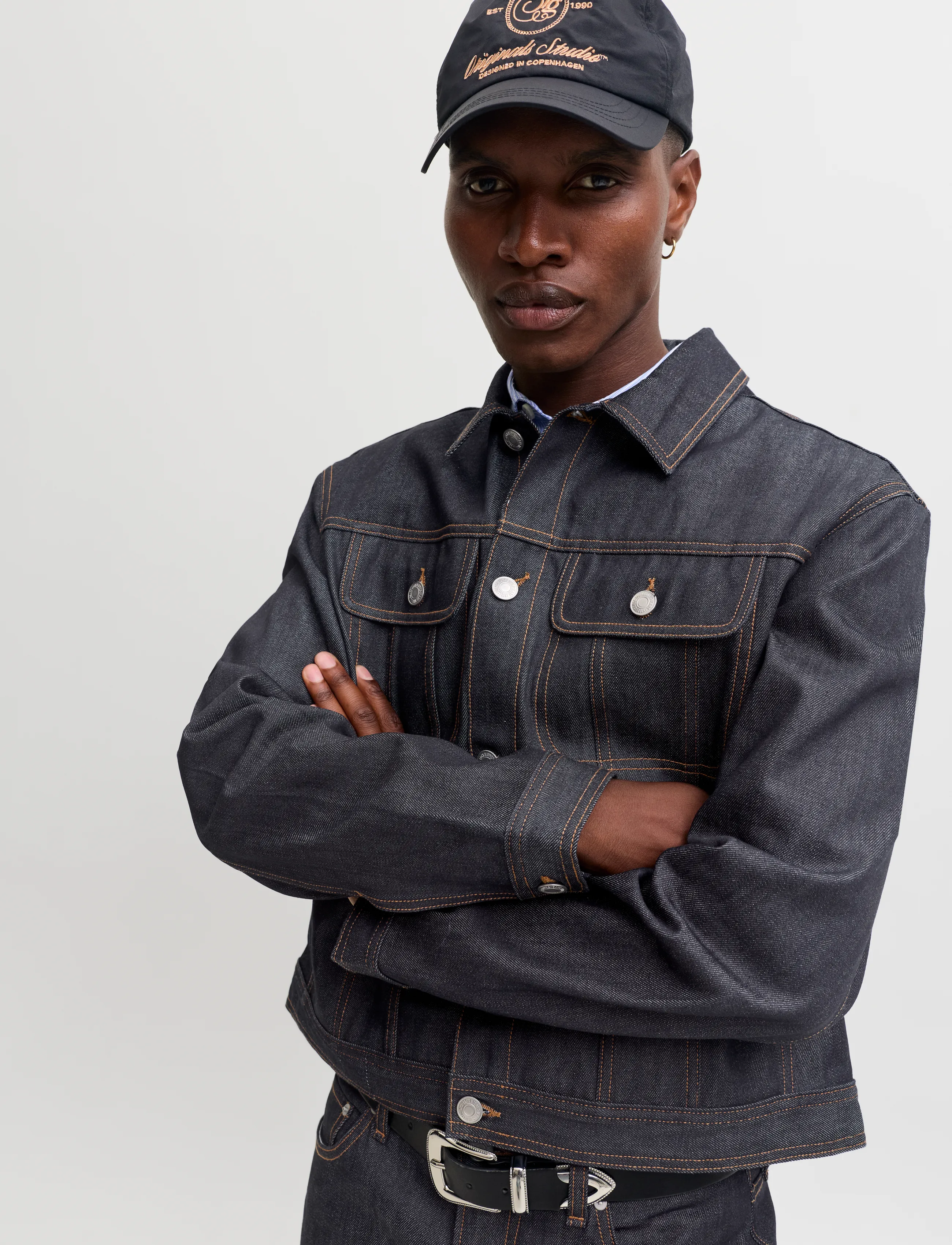 Jack & Jones - JJIRANGER JACKET AM 690 SN - ofodrade jeansjackor - blue denim - 5