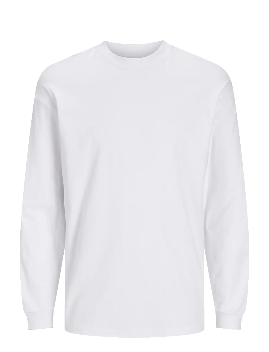 Jack & Jones - JJEBARRON TEE LS O-NECK SN - white - 1