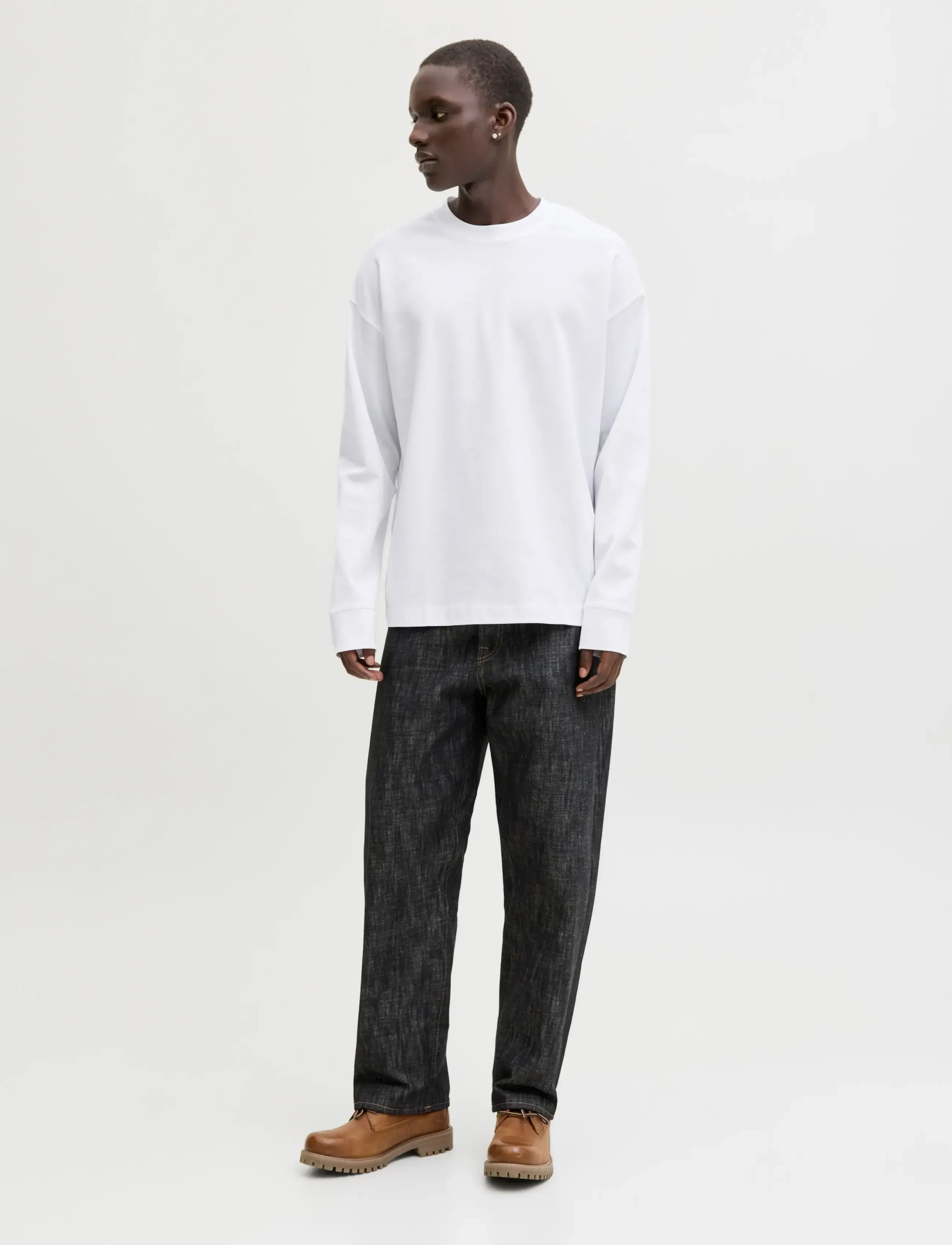 Jack & Jones - JJEBARRON TEE LS O-NECK SN - white - 3