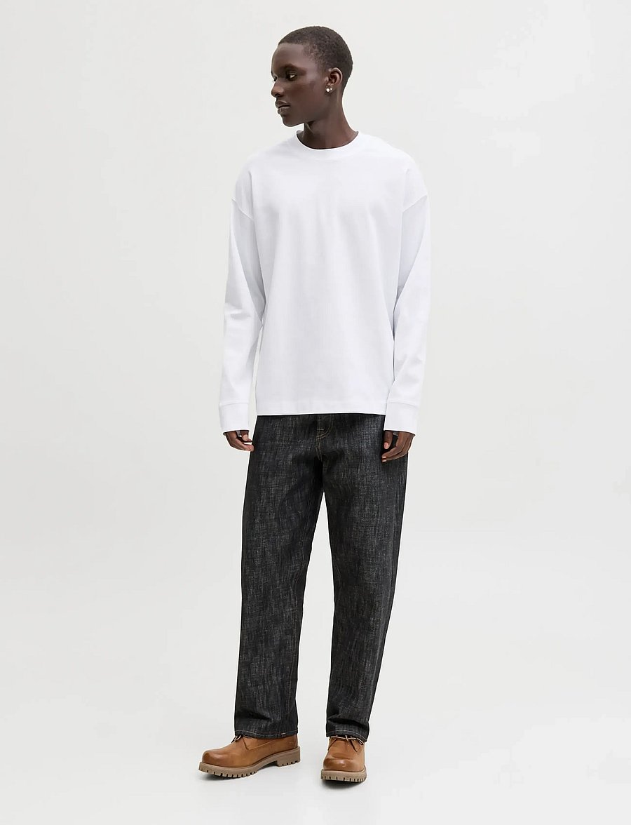 Jack & Jones - JJEBARRON TEE LS O-NECK SN - white - 3