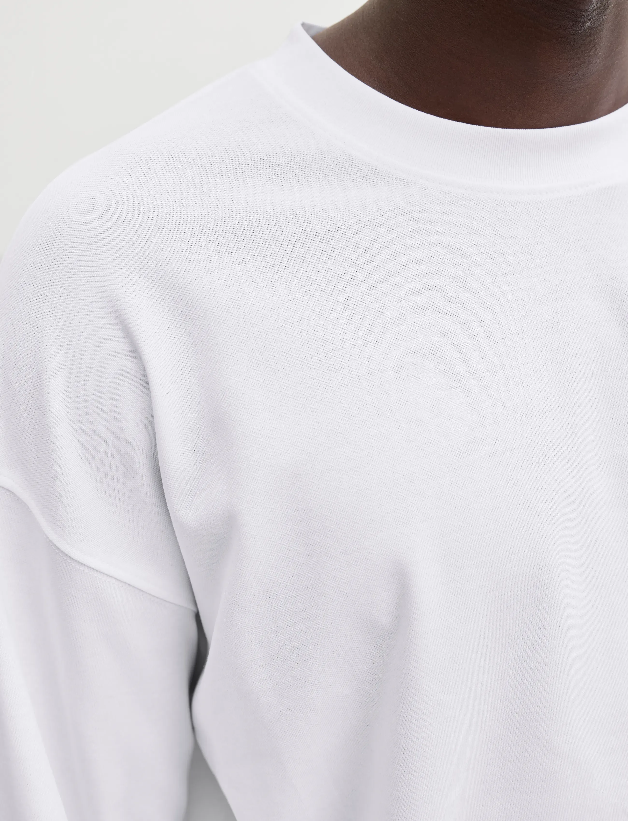 Jack & Jones - JJEBARRON TEE LS O-NECK SN - white - 4