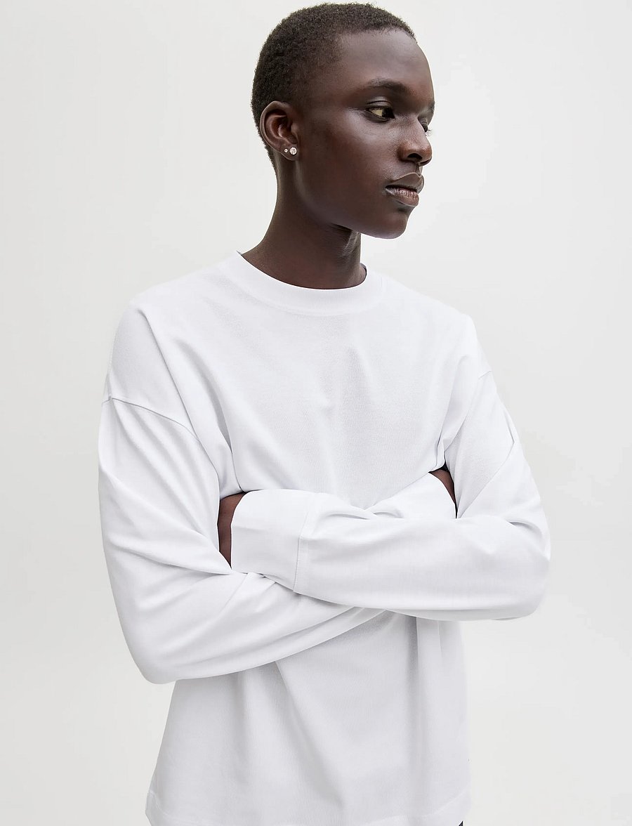 Jack & Jones - JJEBARRON TEE LS O-NECK SN - white - 5