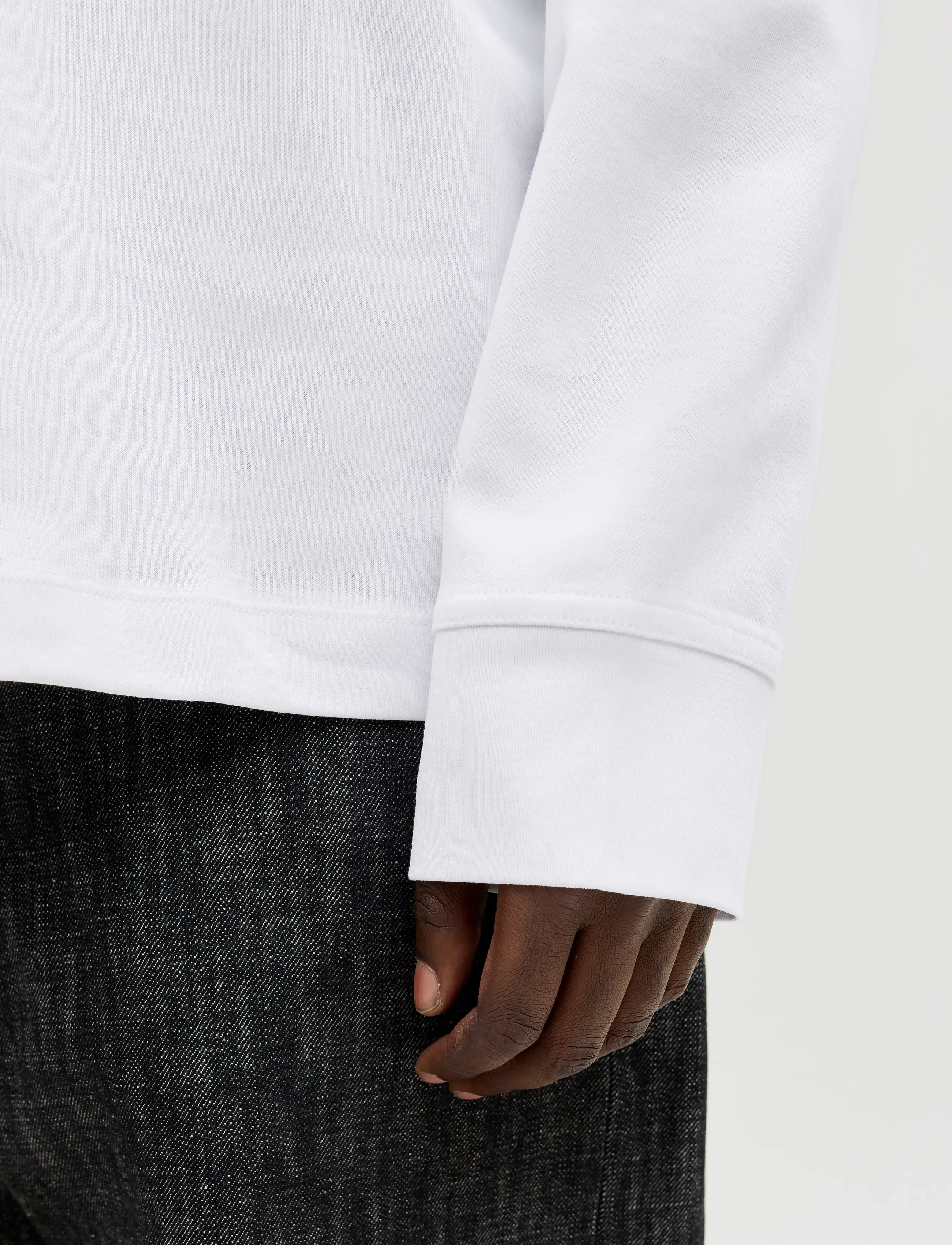 JACK & JONES Jjebarron Tee Ls O-Neck Sn långärmade t-shirts herr – bild 6