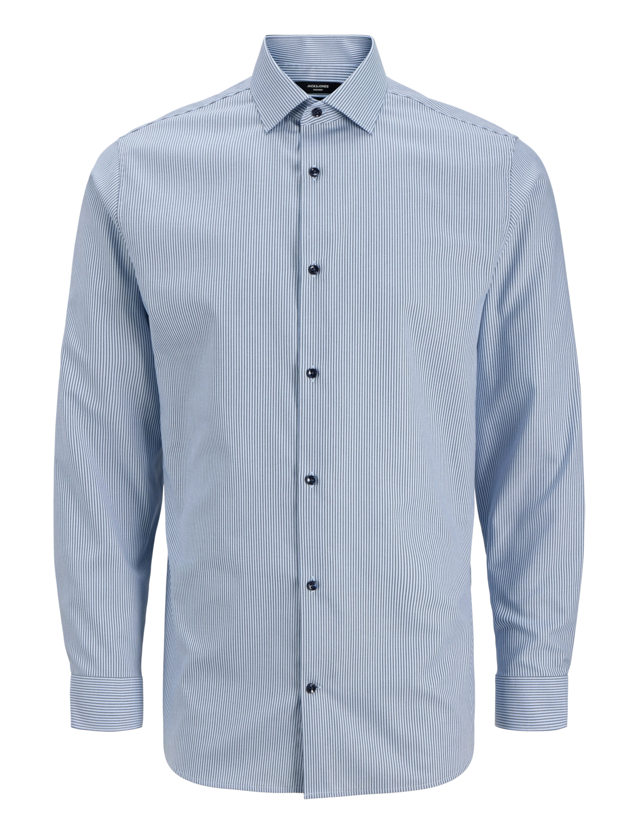 Jack & Jones JPRBLAPARKER STRIPE L/S SHIRT SN - Kläder - NIGHT SKY / blue