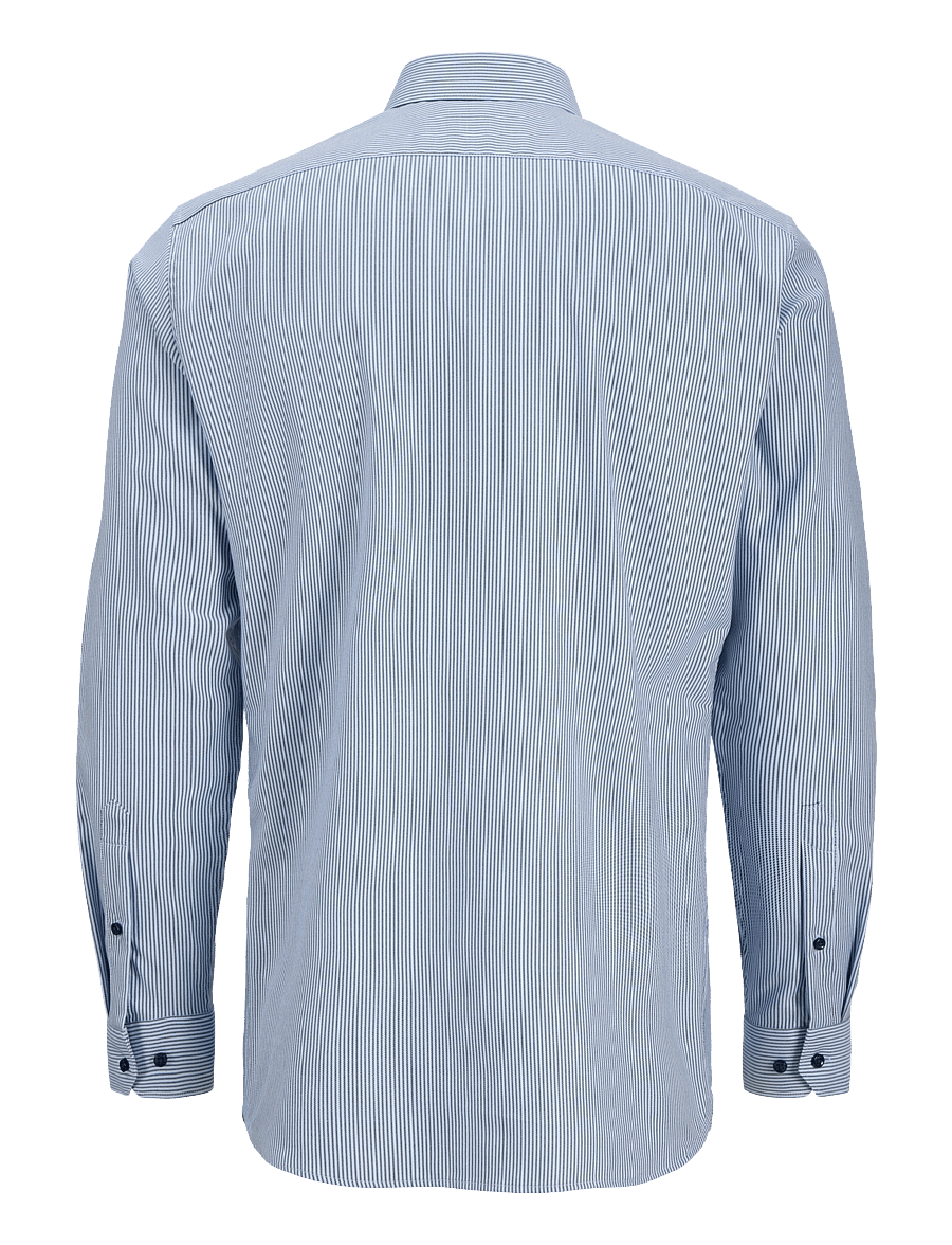 Jack & Jones - JPRBLAPARKER STRIPE L/S SHIRT SN - randiga skjortor - night sky - 1