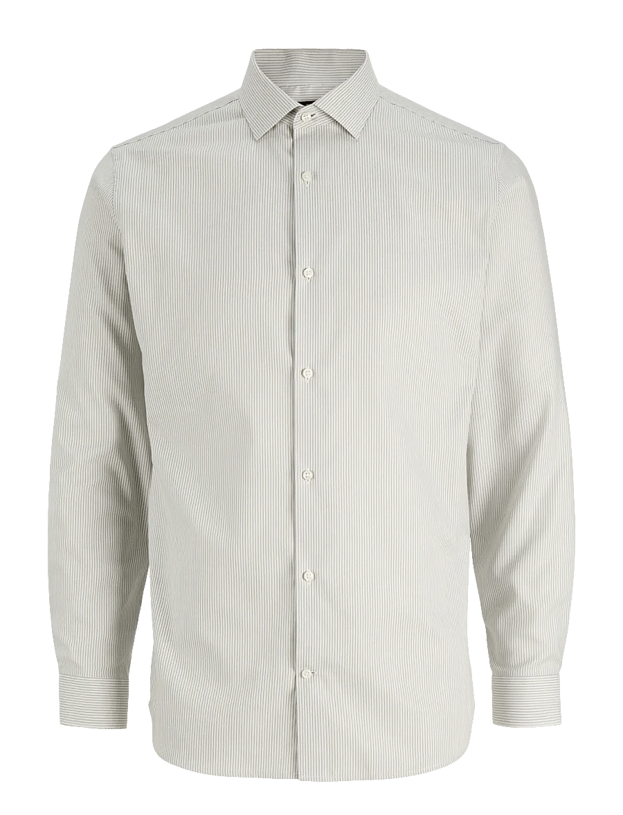 Jack & Jones - JPRBLAPARKER STRIPE L/S SHIRT SN - triibulised särgid - shadow - 1