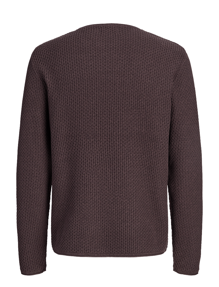 Jack & Jones - JPRBLUMASON KNIT CREW NECK SN - rund hals - chocolate torte - 2