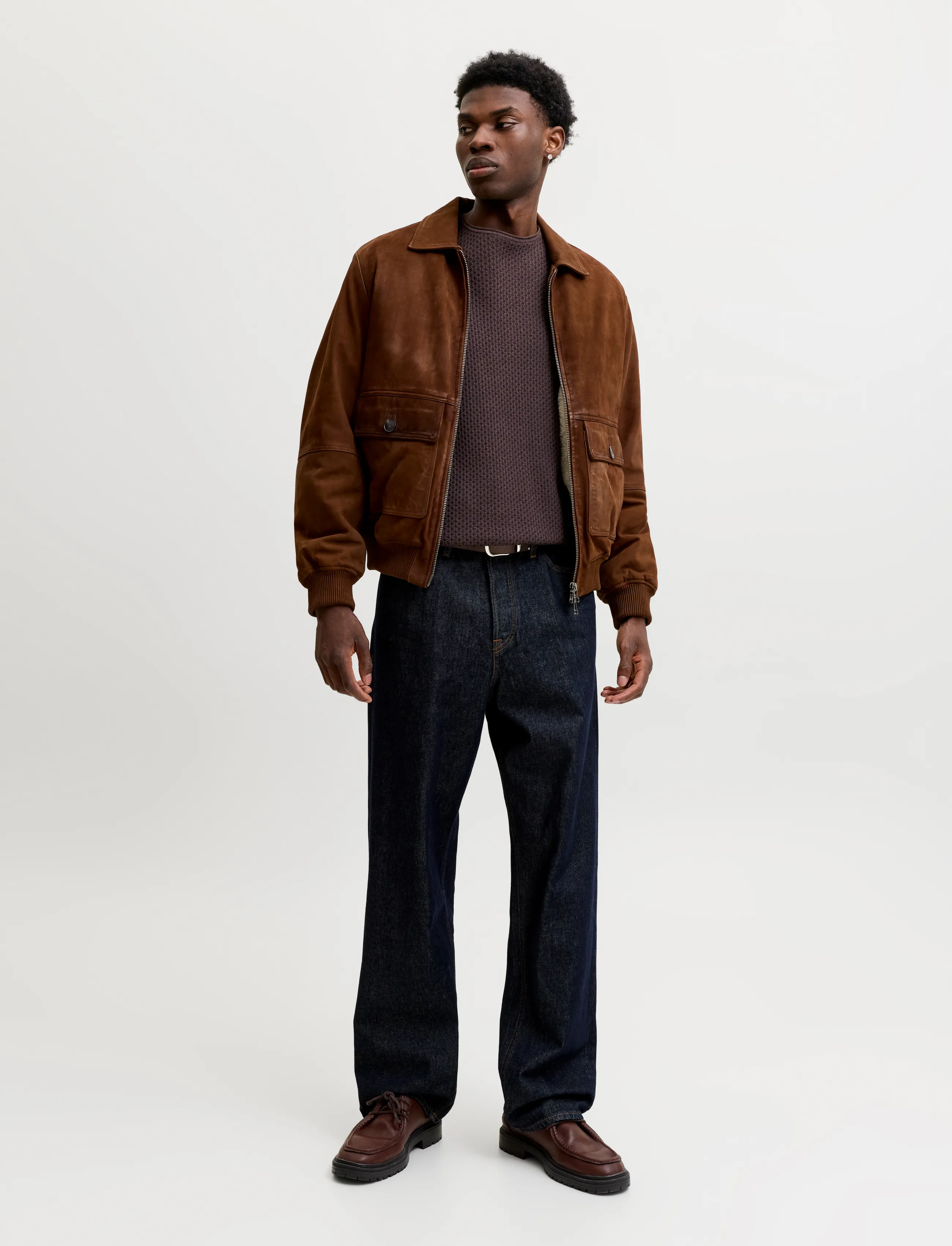Jack & Jones - JPRBLUMASON KNIT CREW NECK SN - rund hals - chocolate torte - 4
