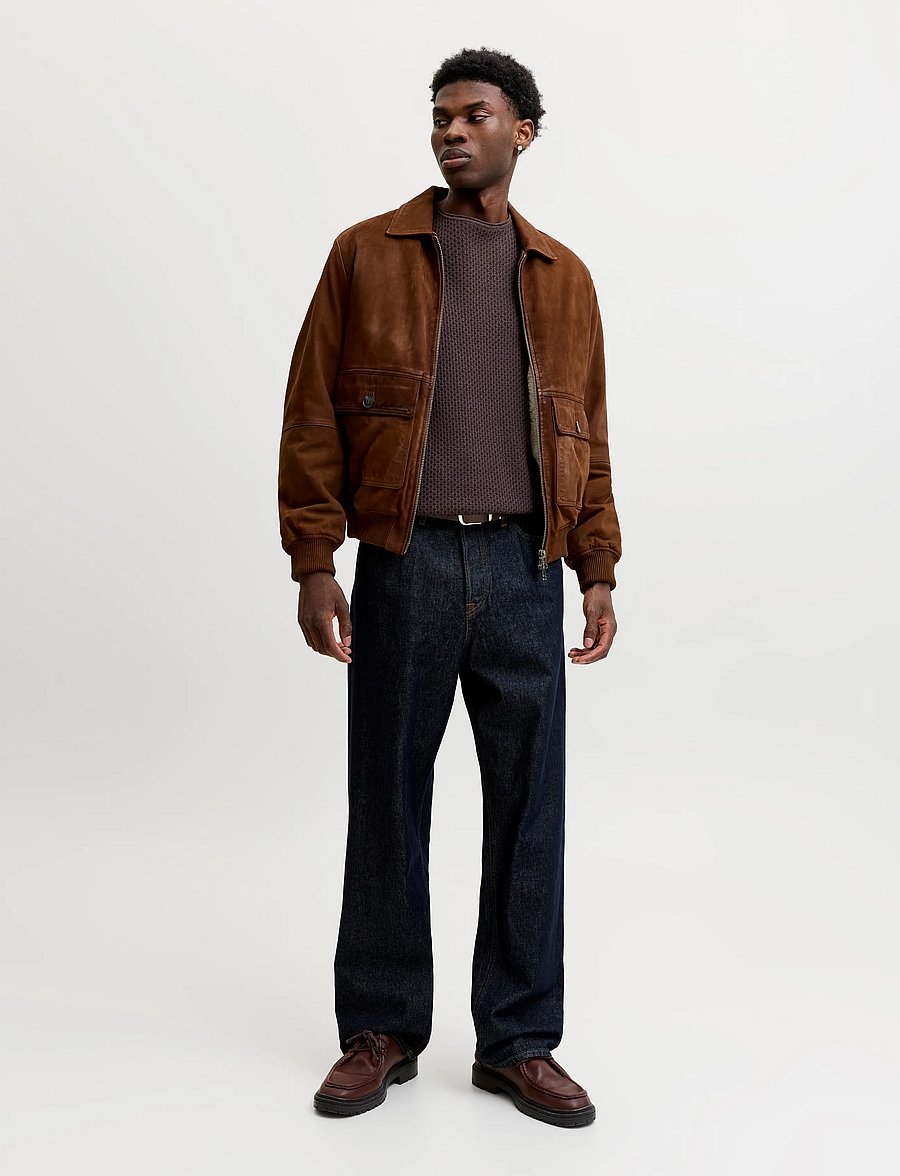 Jack & Jones - JPRBLUMASON KNIT CREW NECK SN - rund hals - chocolate torte - 4