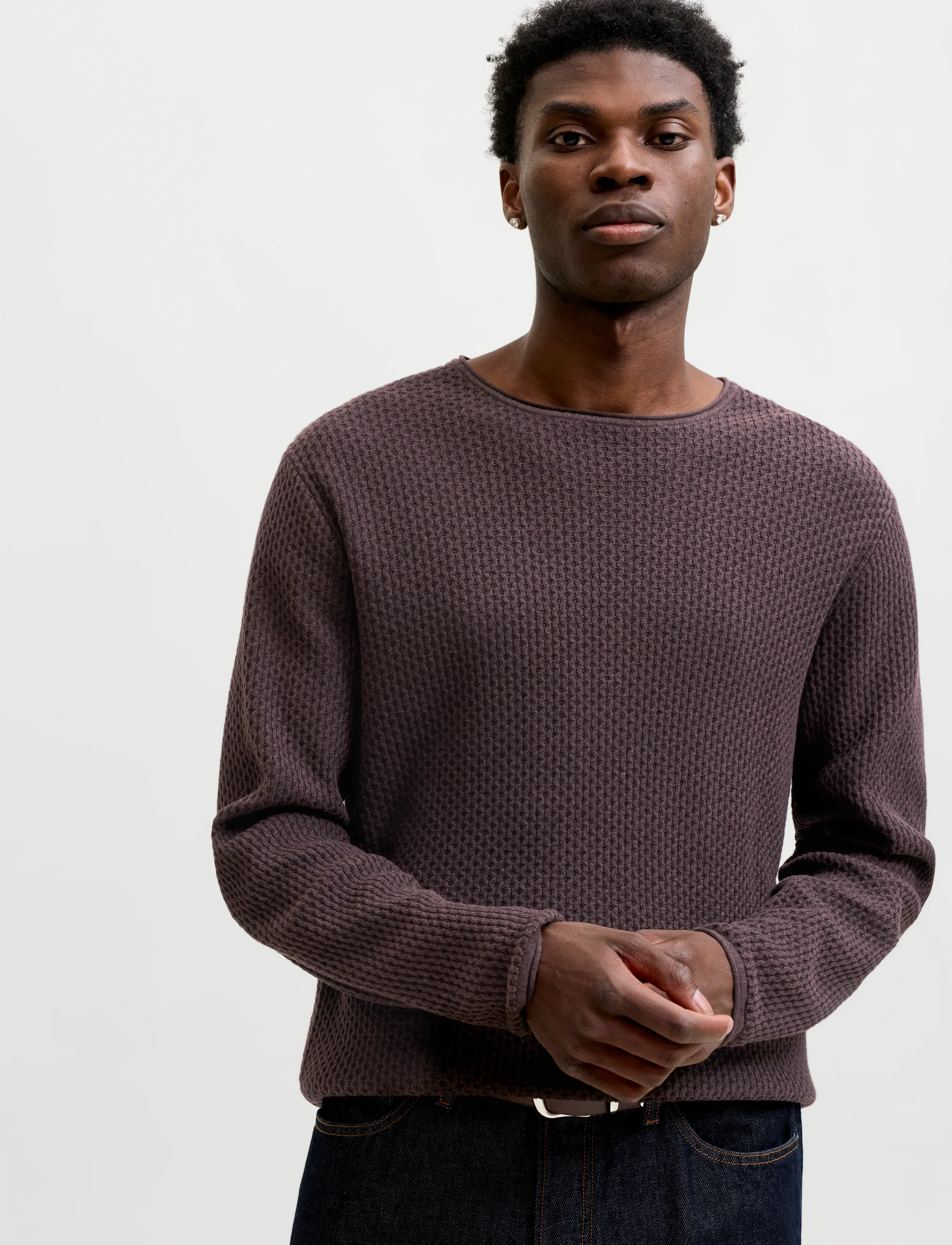 JACK & JONES Jprblumason Knit Crew Neck Sn stickade tröjor herr – bild 5
