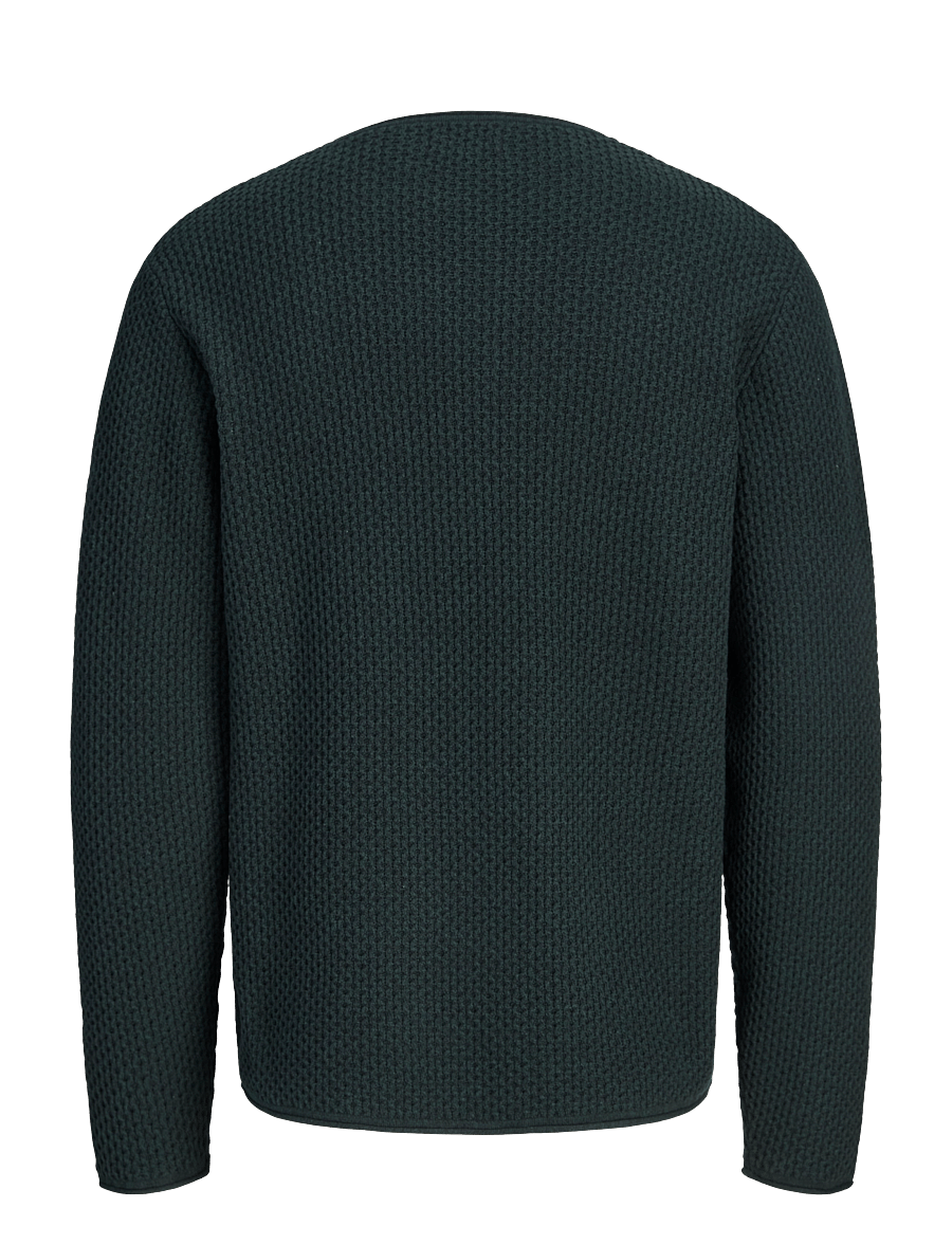 Jack & Jones - JPRBLUMASON KNIT CREW NECK SN - rundhalsad - scarab - 1