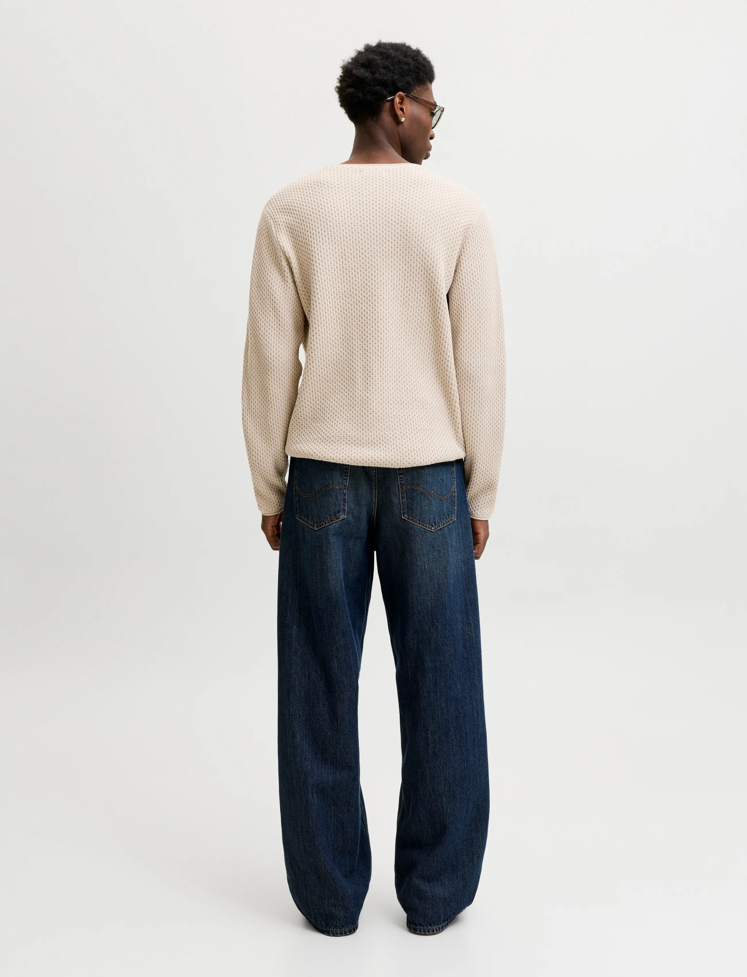 Jack & Jones - JPRBLUMASON KNIT CREW NECK SN - rundhalsad - silver lining - 3