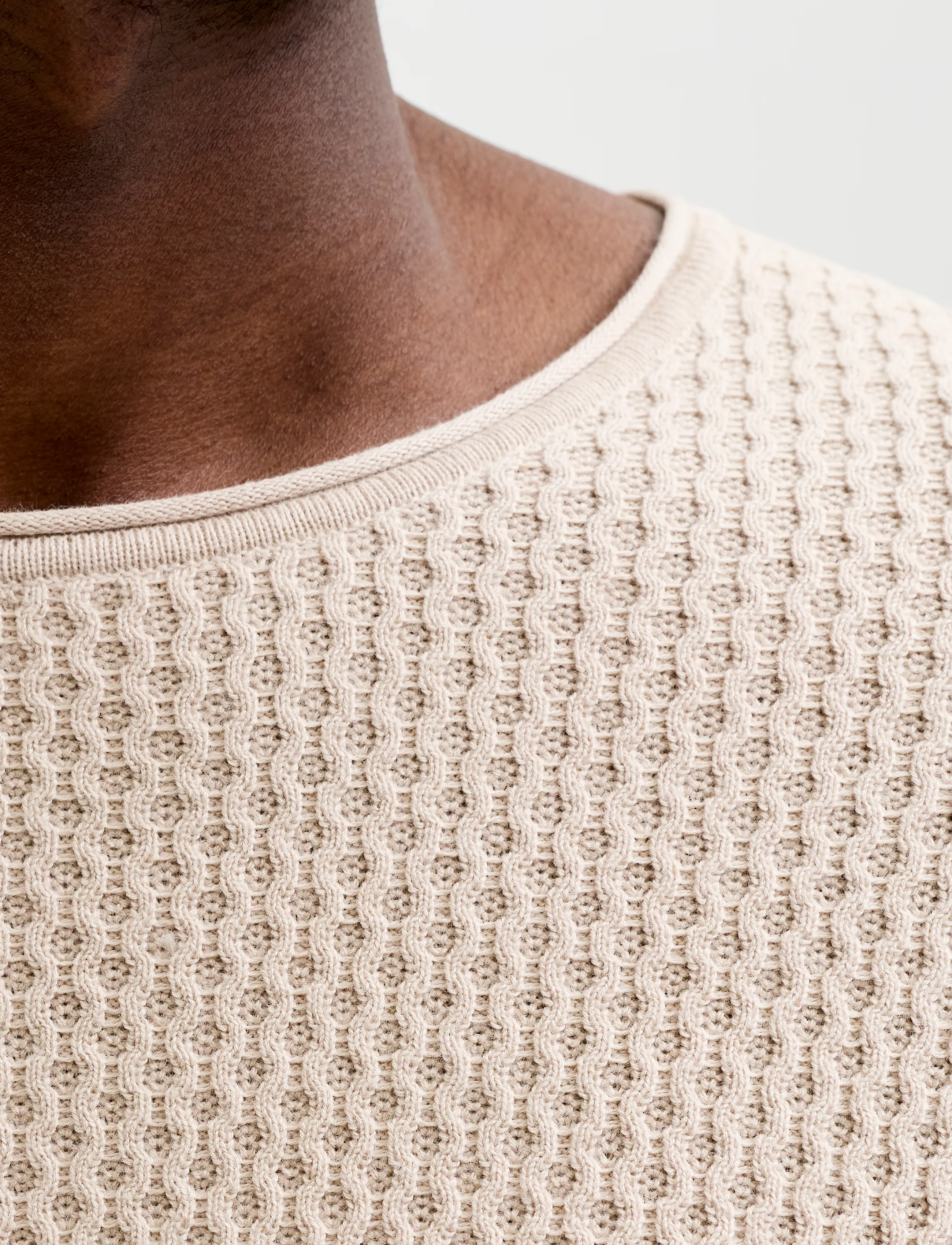 Jack & Jones - JPRBLUMASON KNIT CREW NECK SN - rundhalsad - silver lining - 5