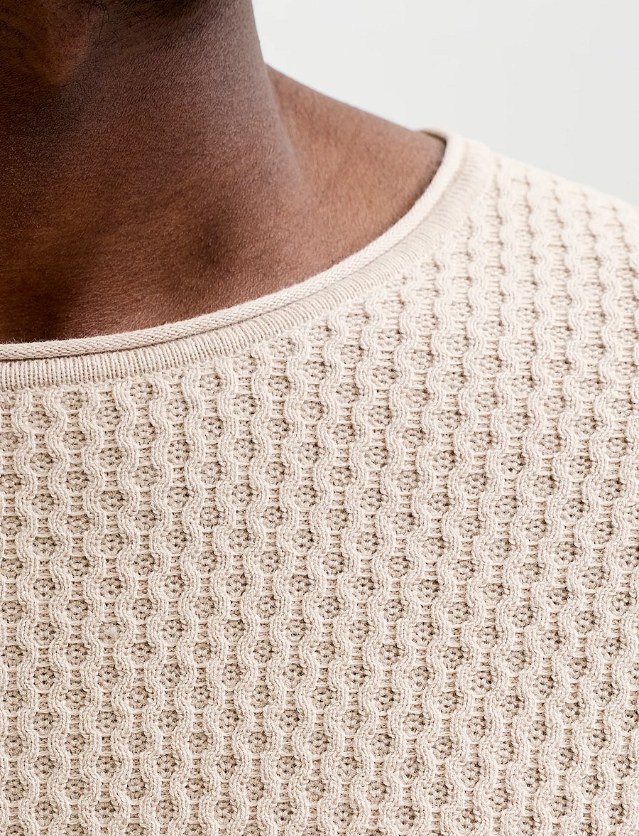 Jack & Jones - JPRBLUMASON KNIT CREW NECK SN - rundhalsad - silver lining - 5