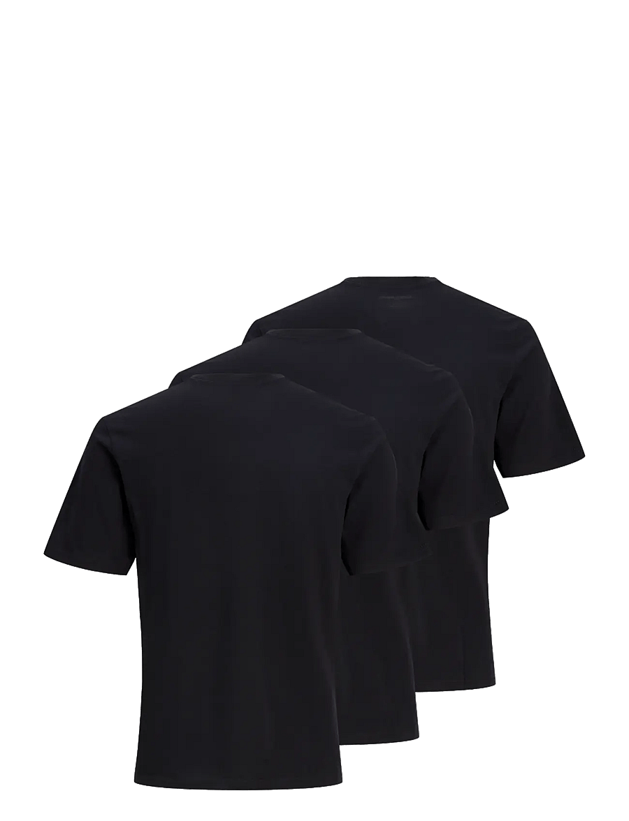 Jack & Jones - JACJONES BASIC SS TEE 3 PACK W - pyjamaoberteile - black - 2