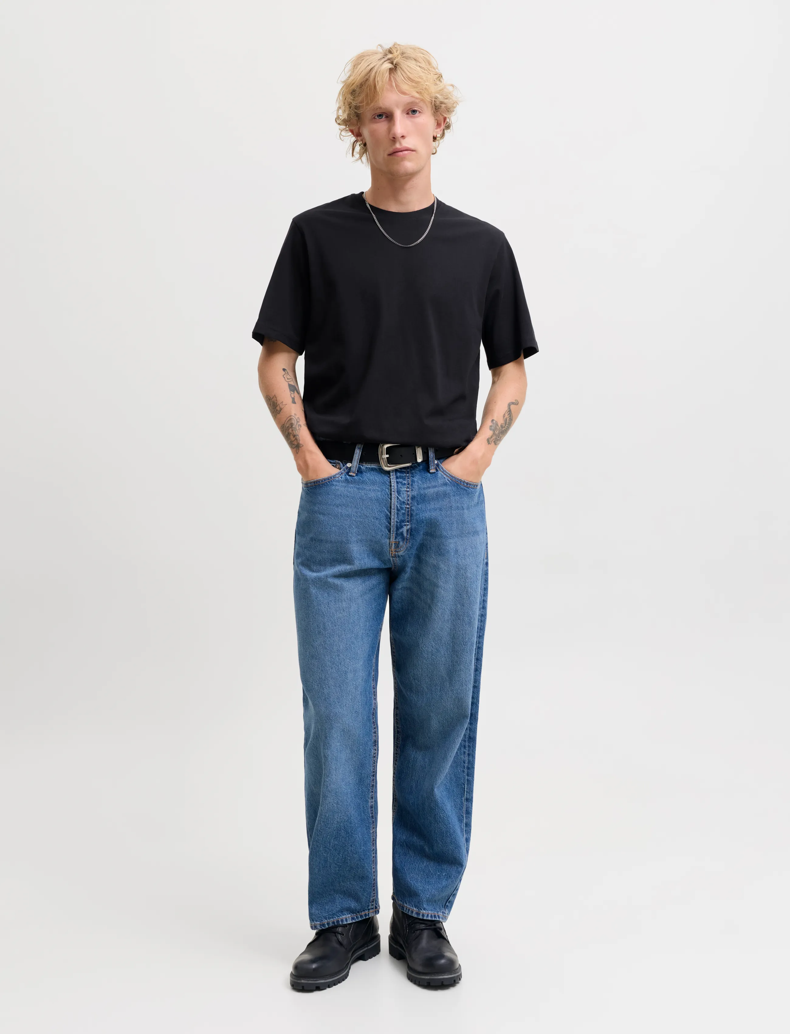 Jack & Jones - JACJONES BASIC SS TEE 3 PACK W - pyjamaoberteile - black - 4