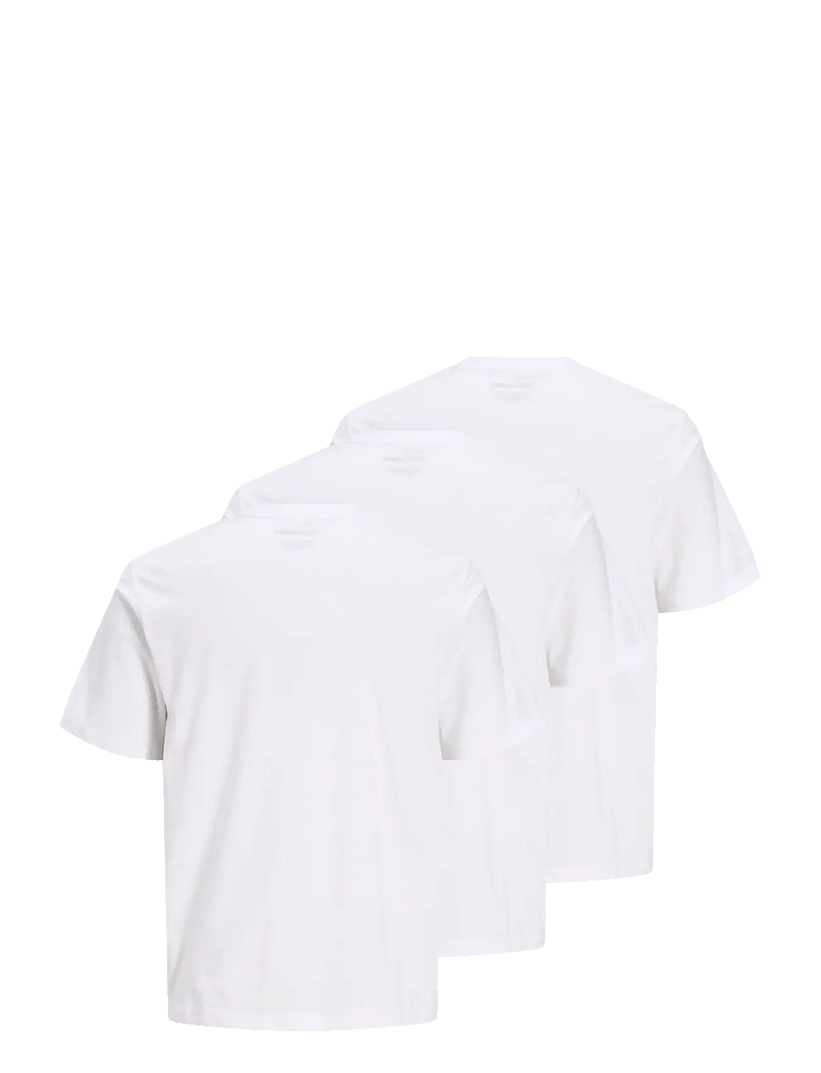 Jack & Jones - JACJONES BASIC SS TEE 3 PACK W - nattrøjer - white - 2
