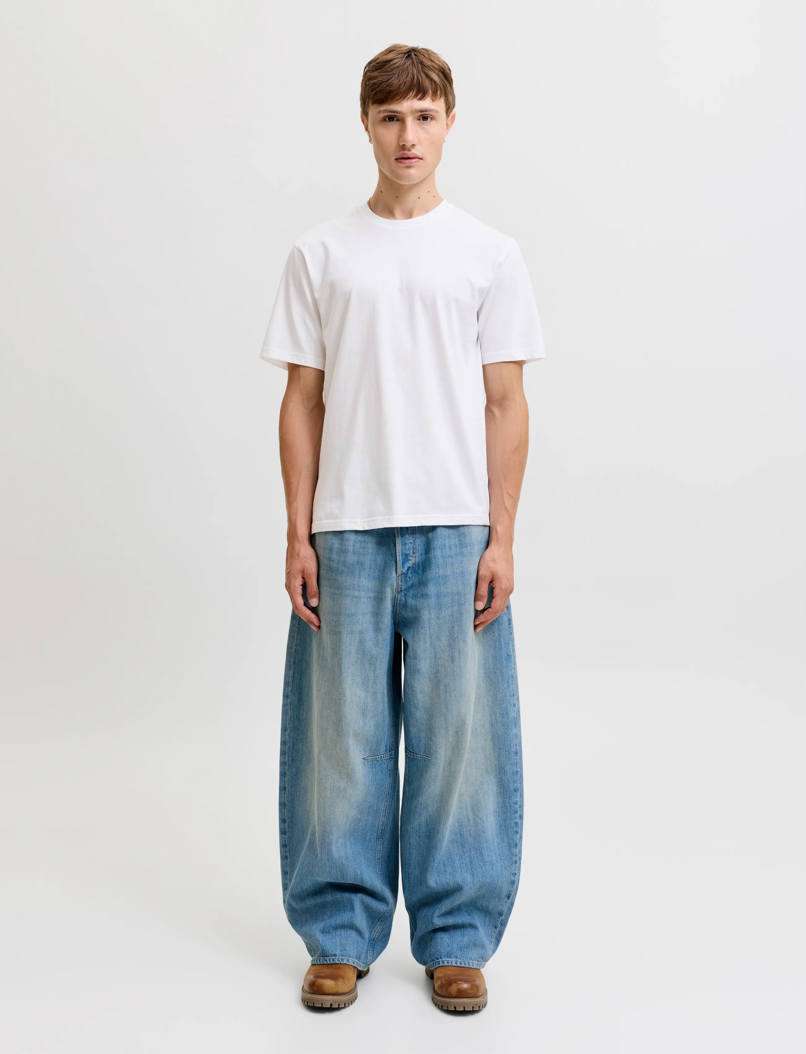 Jack & Jones - JACJONES BASIC SS TEE 3 PACK W - nattrøjer - white - 4