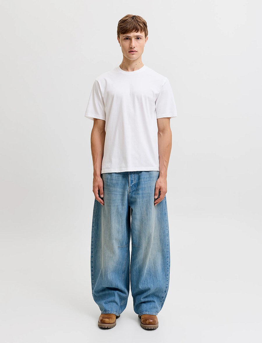 Jack & Jones - JACJONES BASIC SS TEE 3 PACK W - nattrøjer - white - 4