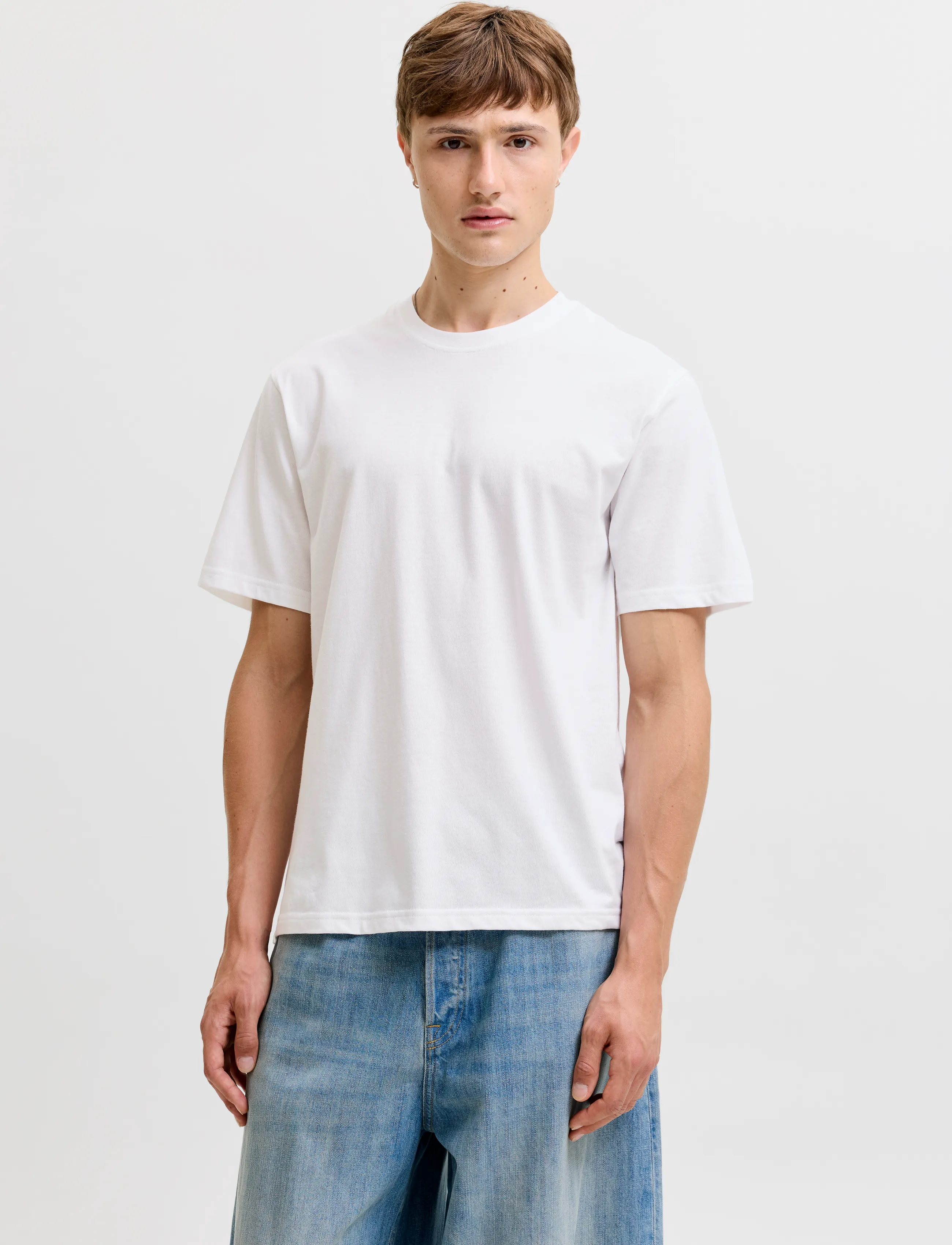 Jack & Jones - JACJONES BASIC SS TEE 3 PACK W - nattrøjer - white - 5