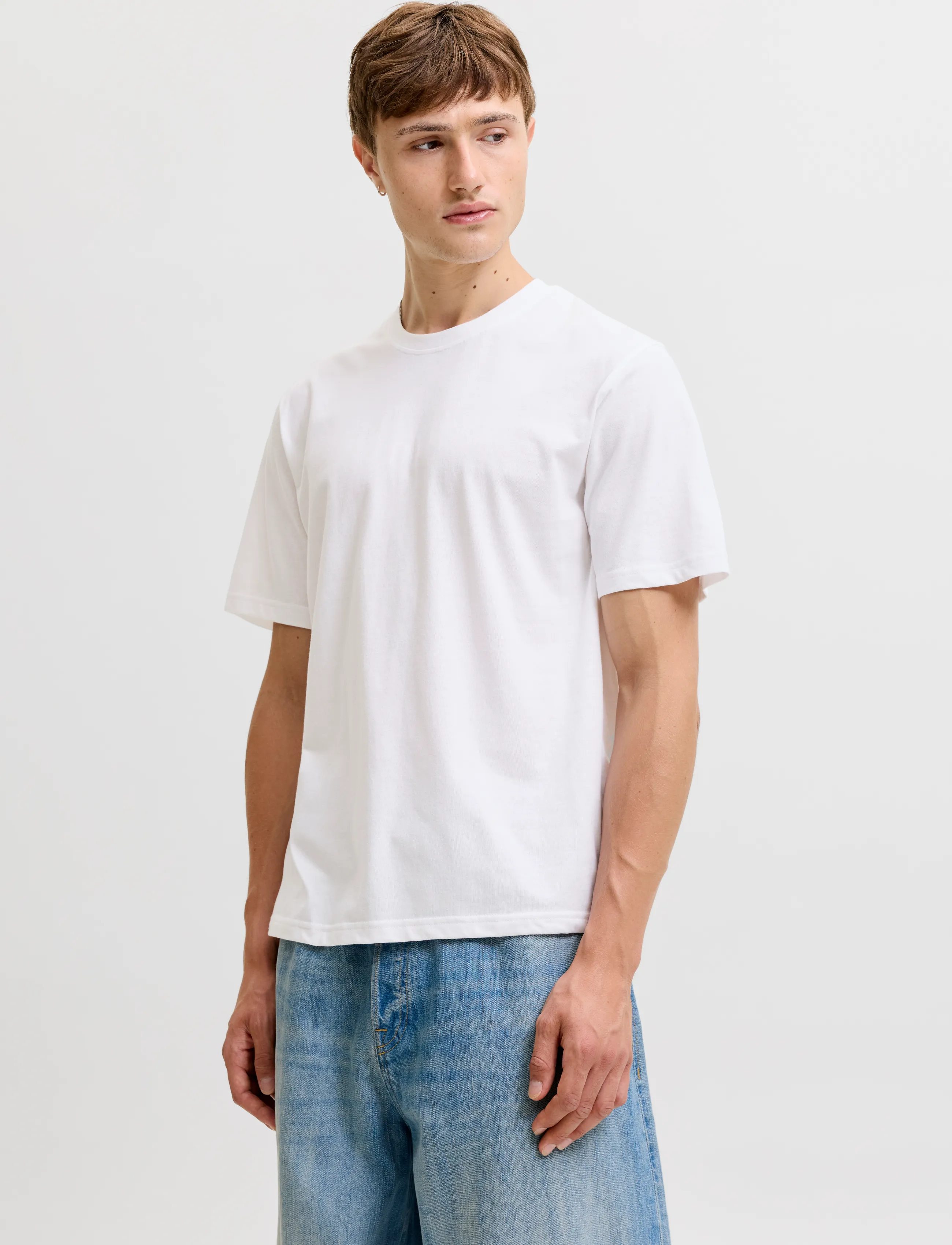 JACK & JONES Jacjones Basic Ss Tee 3 Pack W t-shirts - bas herr – bild 5
