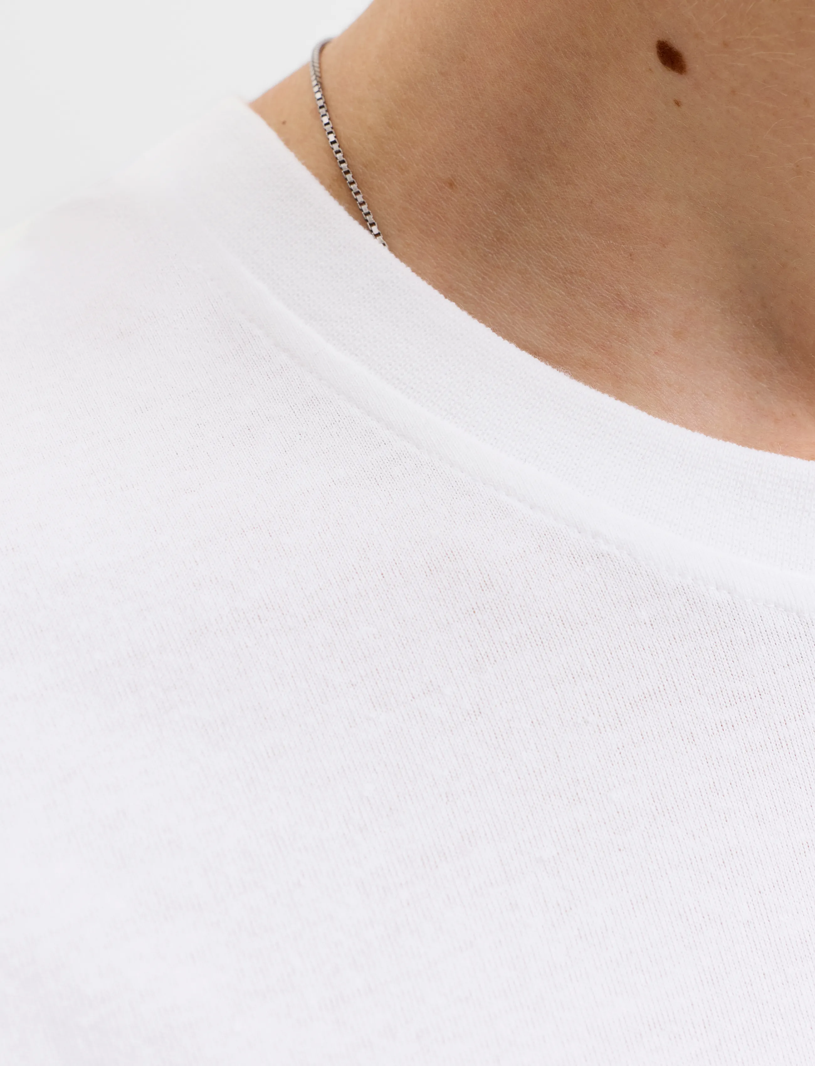 Jack & Jones JACJONES BASIC SS TEE 3 PACK W - Multipakk aluspesu - WHITE / white