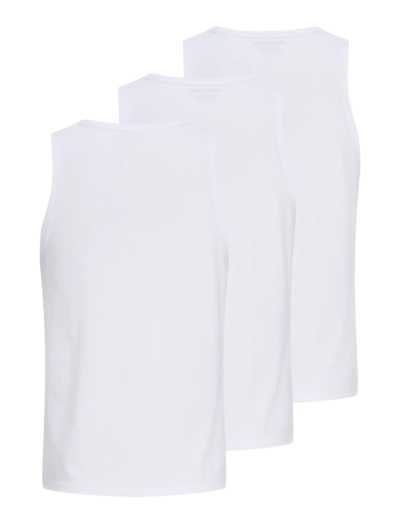 Jack & Jones - JACJONES BASIC TANK TOP 3 PACK W - white - 2