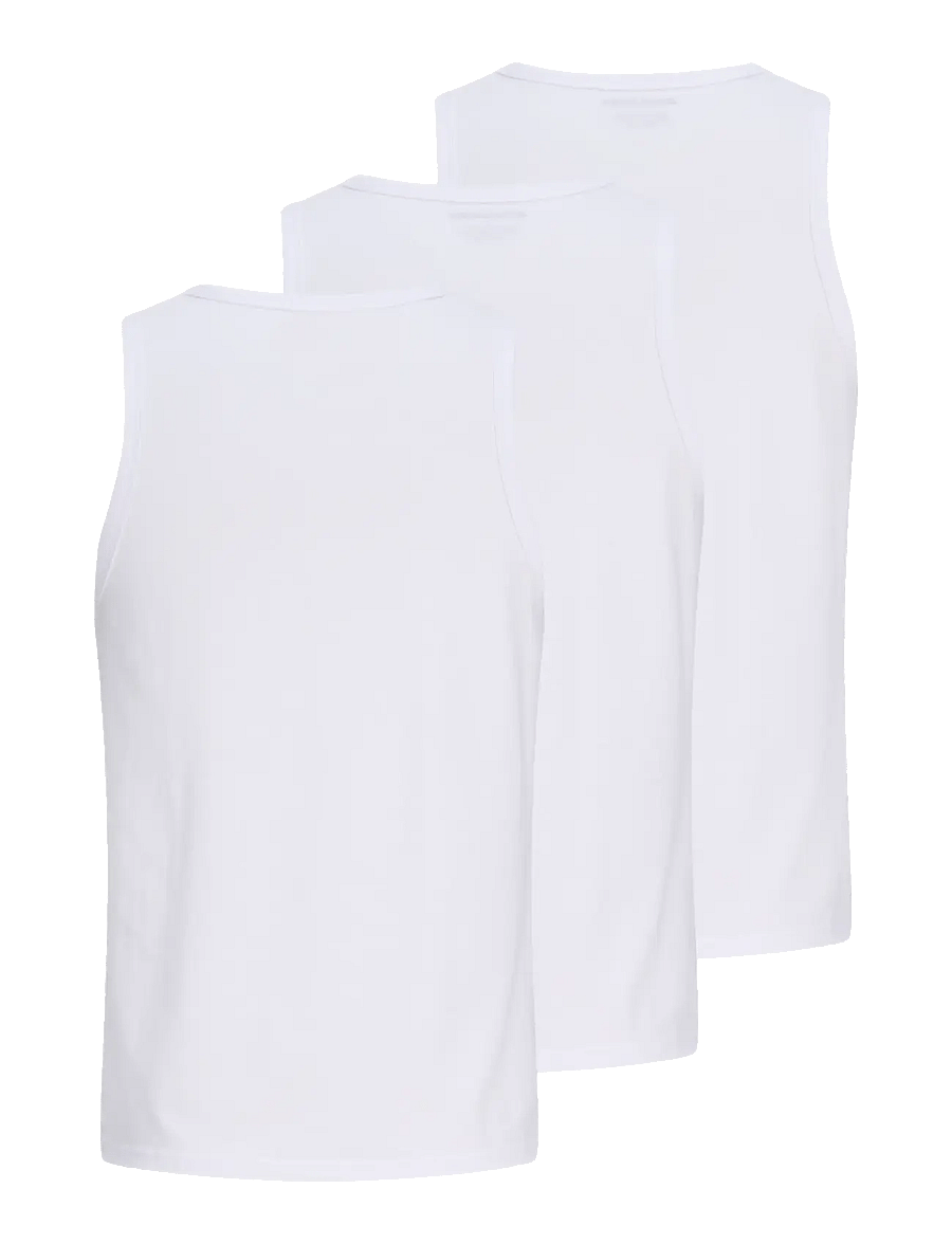 Jack & Jones - JACJONES BASIC TANK TOP 3 PACK W - white - 2