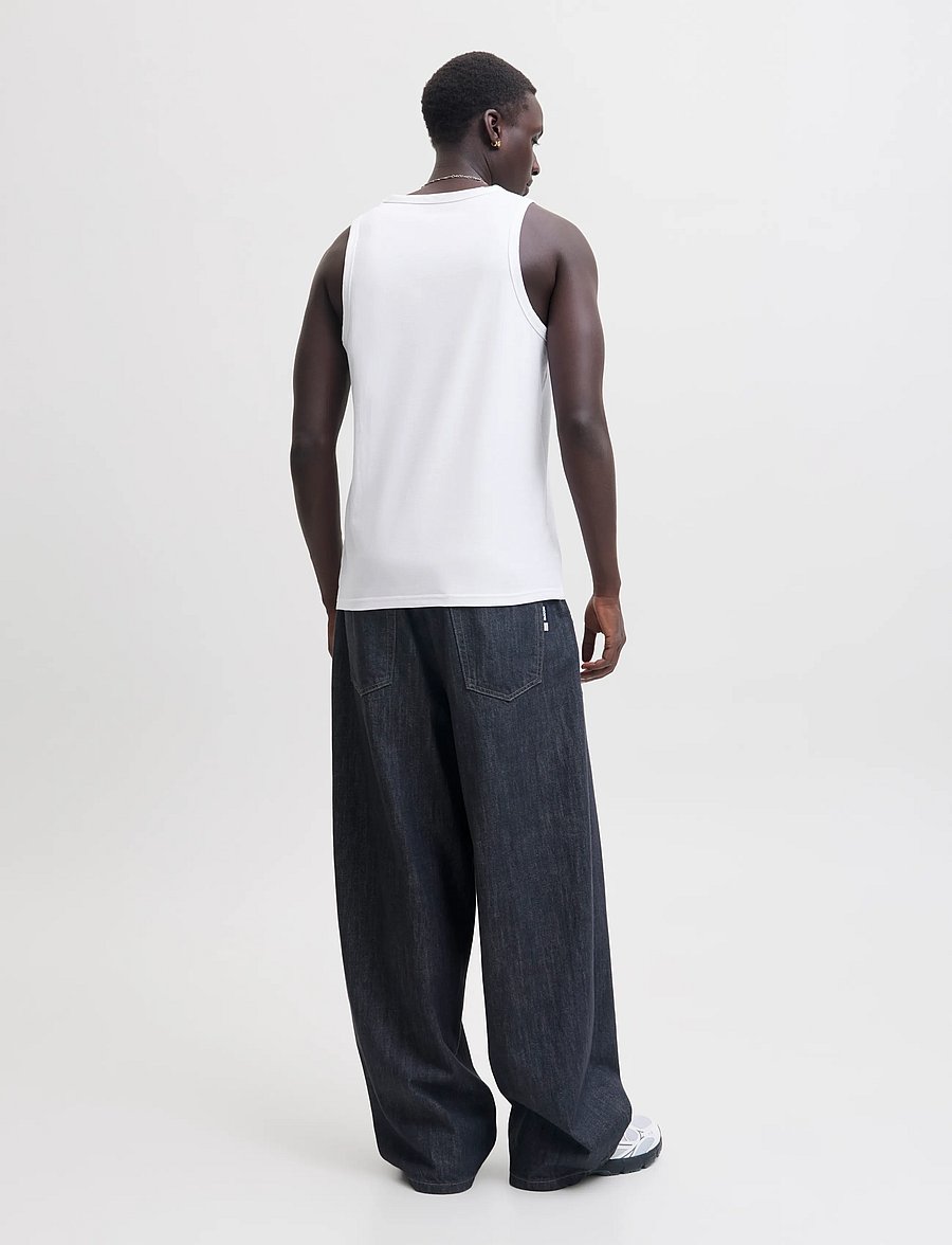 Jack & Jones - JACJONES BASIC TANK TOP 3 PACK W - white - 3