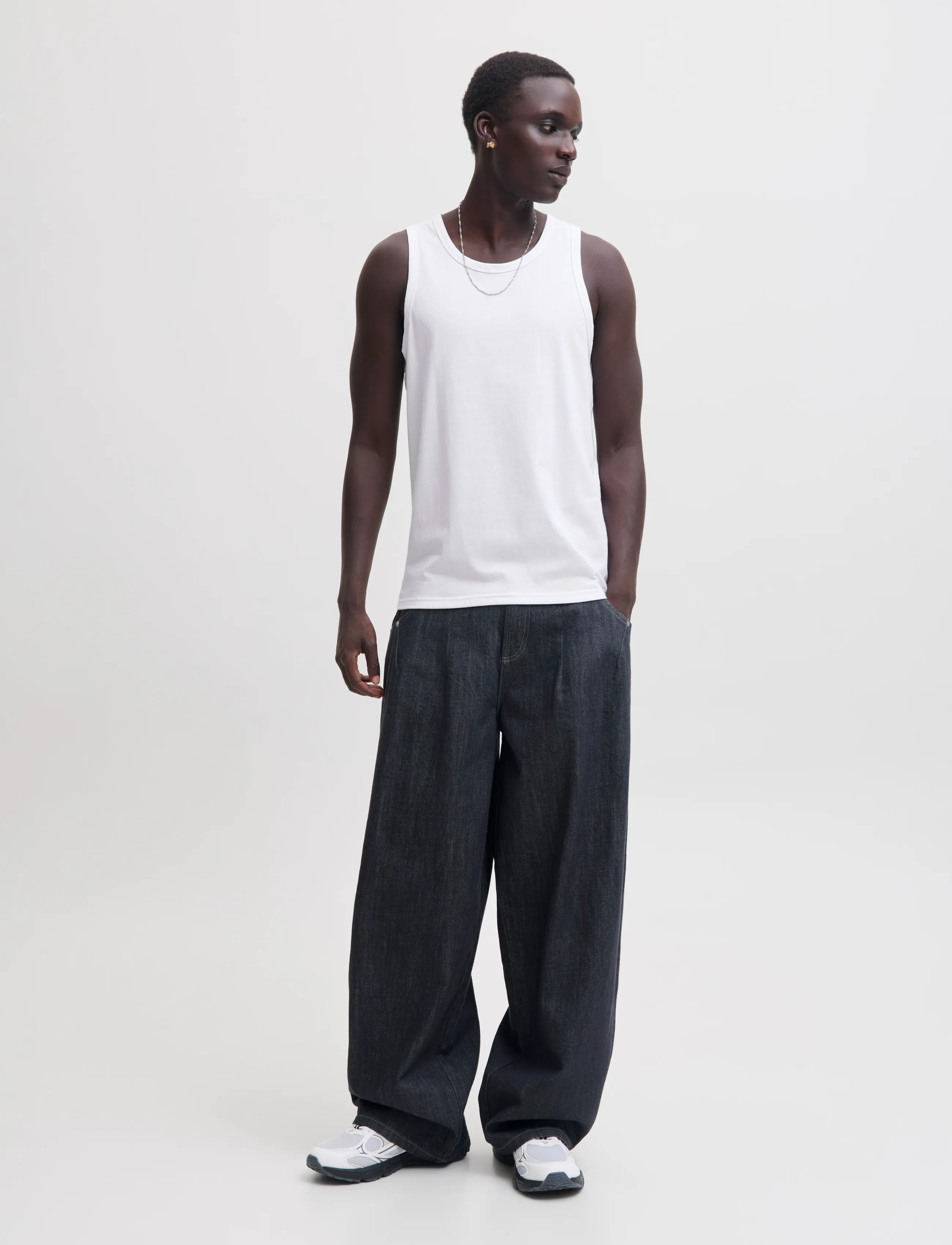Jack & Jones - JACJONES BASIC TANK TOP 3 PACK W - white - 4