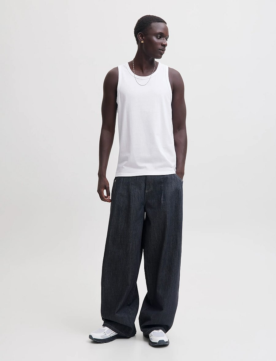Jack & Jones - JACJONES BASIC TANK TOP 3 PACK W - white - 4