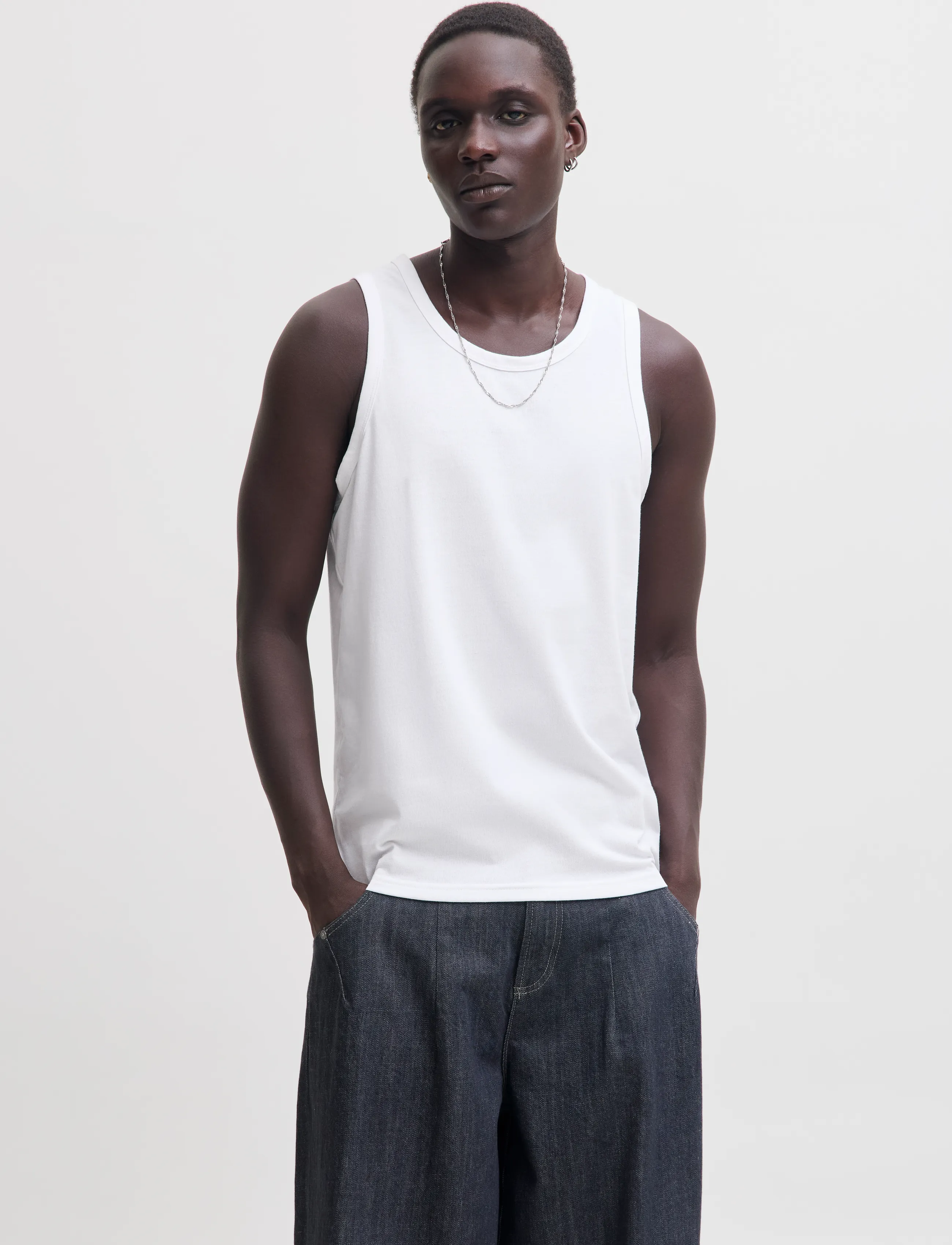 Jack & Jones - JACJONES BASIC TANK TOP 3 PACK W - white - 5