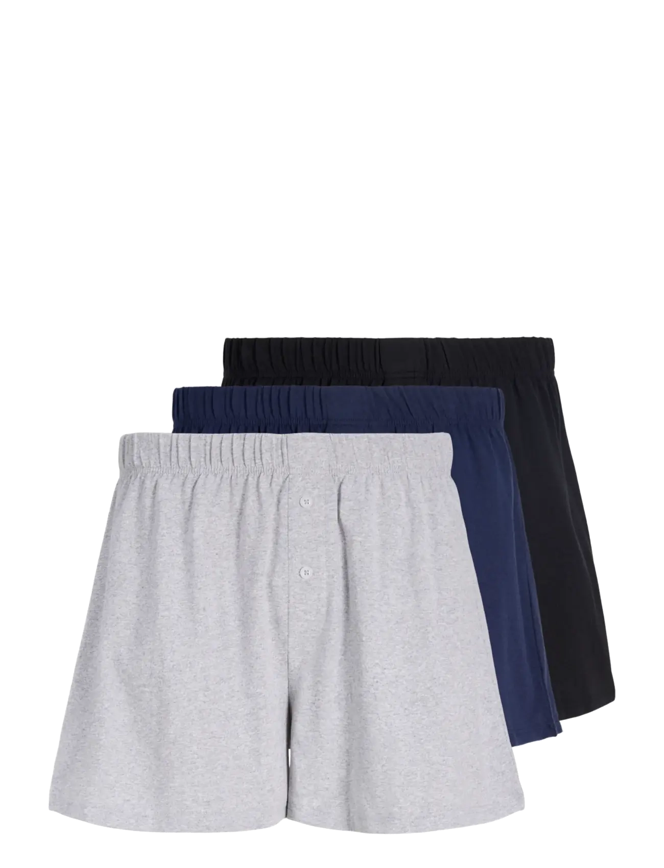 Jack & Jones JACJONES BASIC JERSEY BOXERS 3 PACK - Bokserīšu šorti - NAVY BLAZER / navy