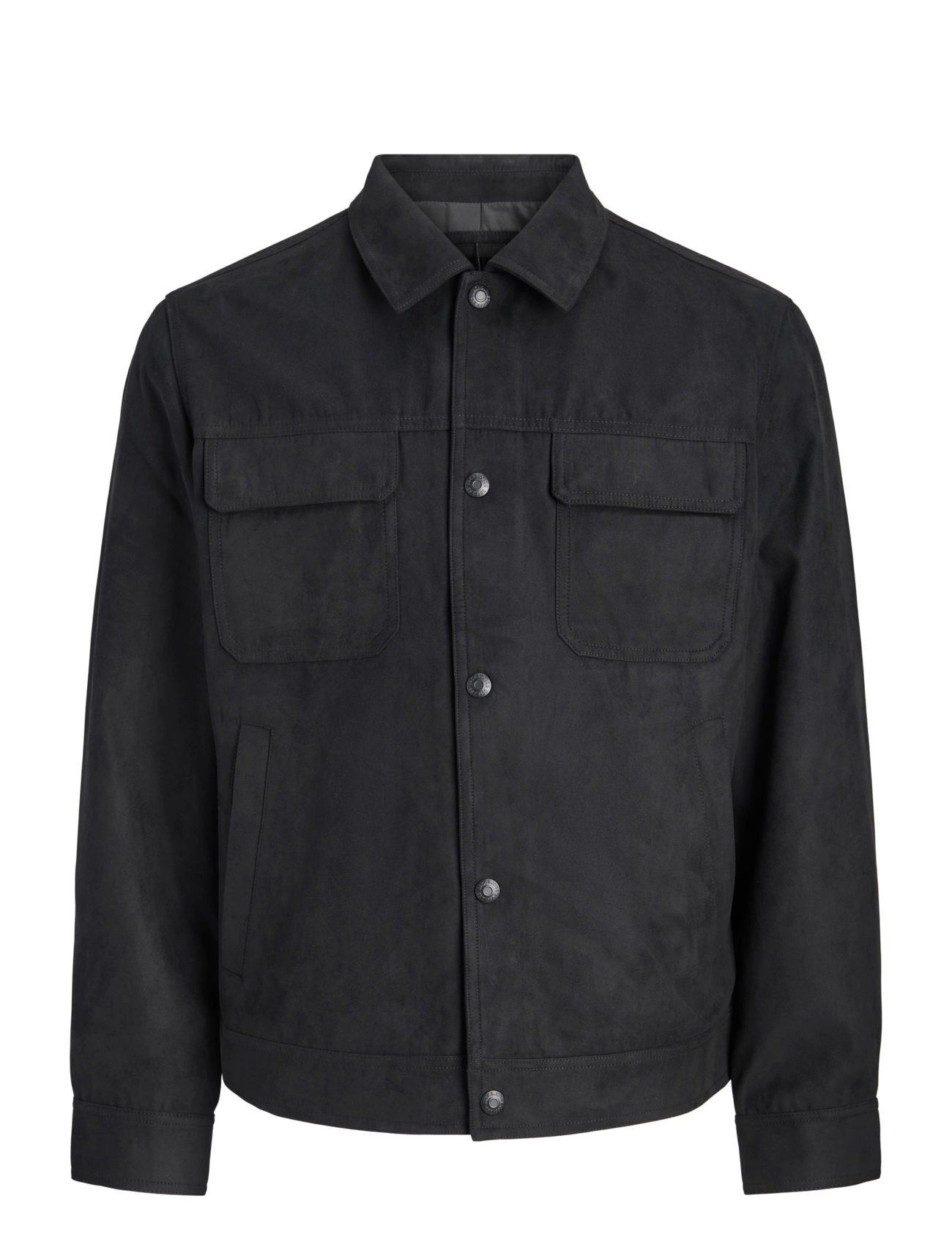 Jack & Jones - JPRBLAWAYNE TRUCKER JACKET - fall jackets - black - 1