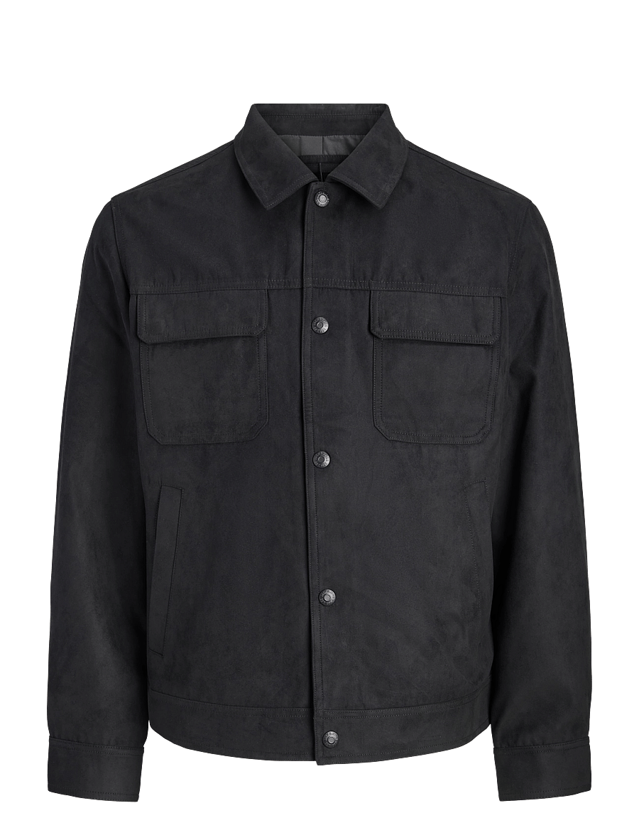 Jack & Jones - JPRBLAWAYNE TRUCKER JACKET - fall jackets - black - 1