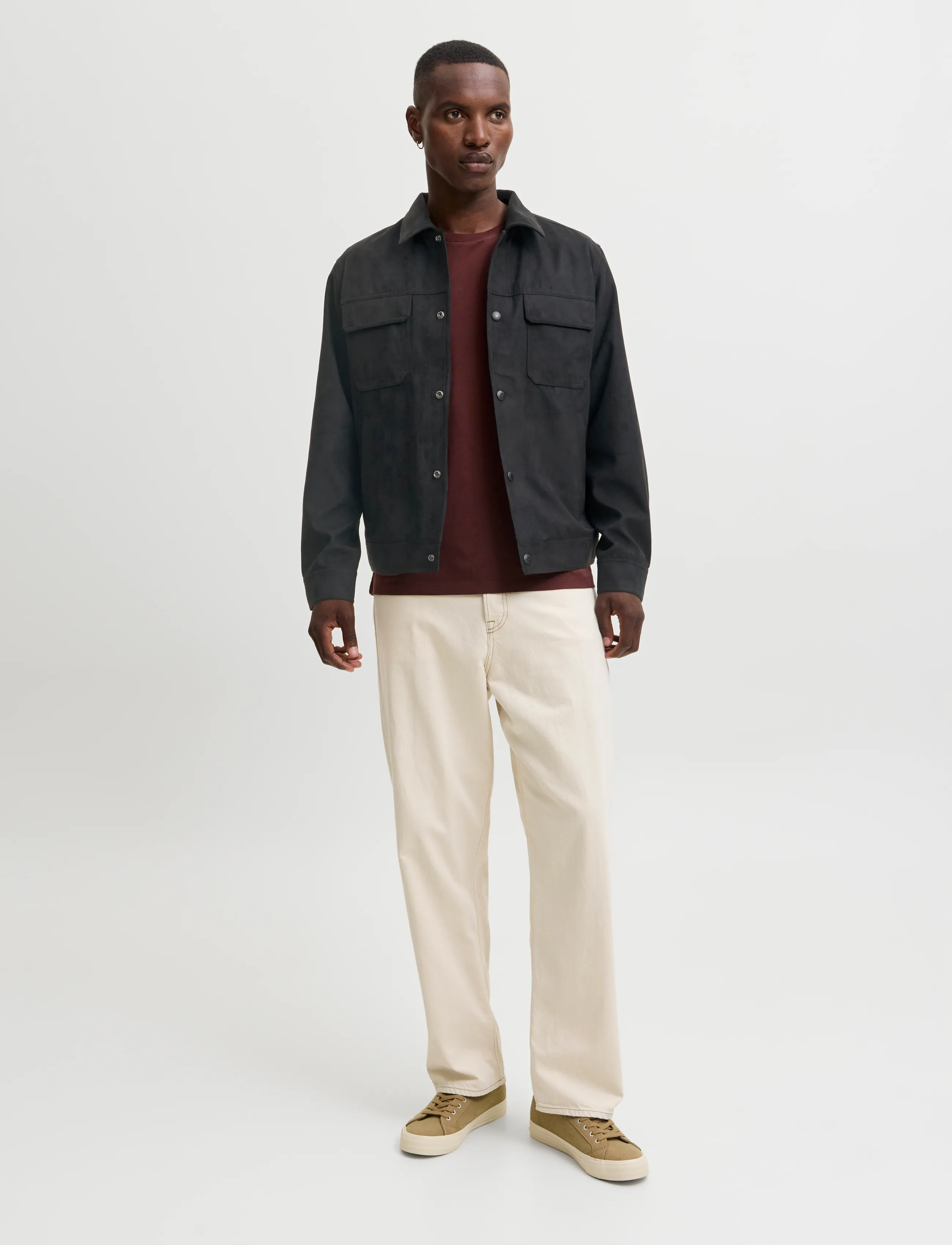 Jack & Jones - JPRBLAWAYNE TRUCKER JACKET - fall jackets - black - 4
