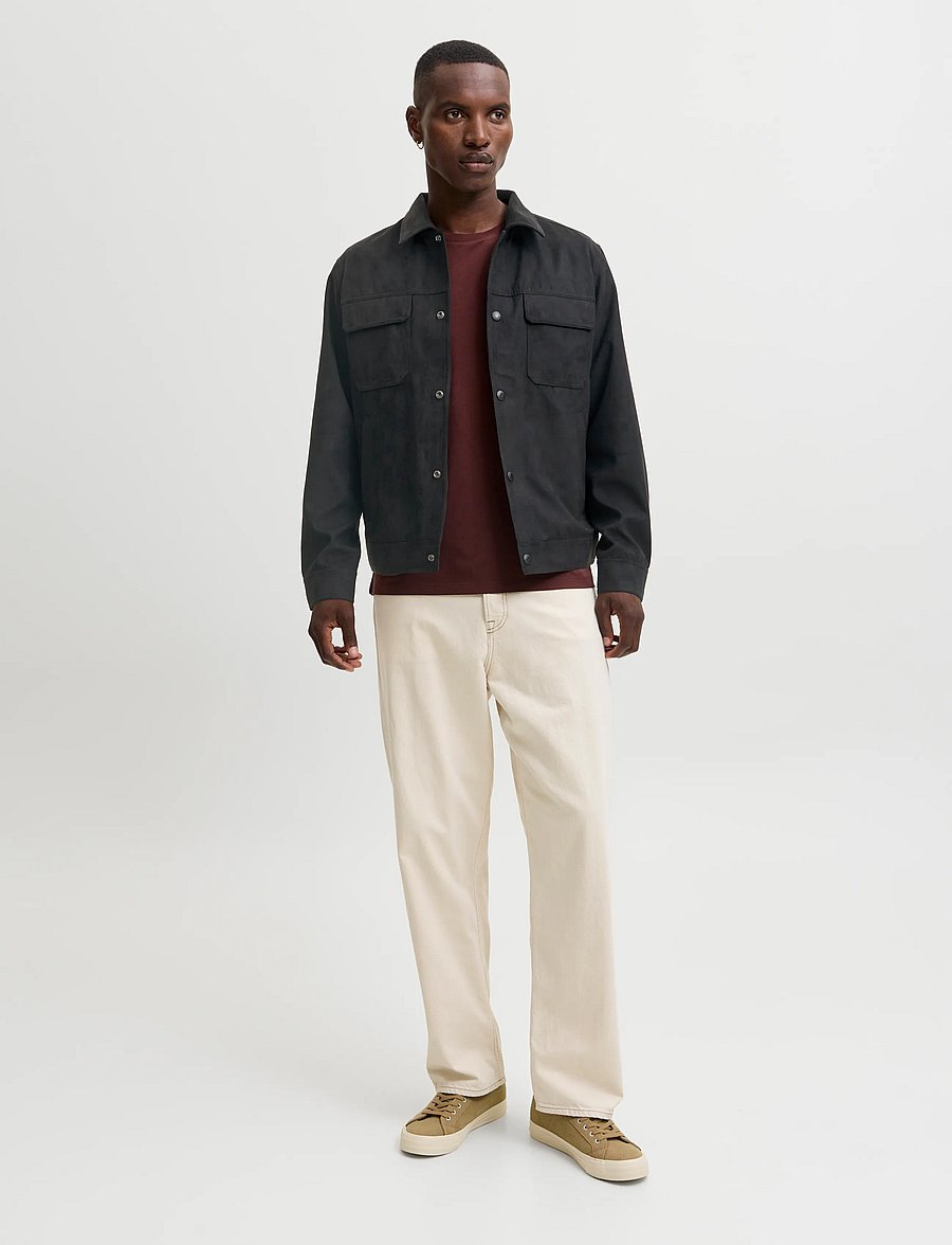 Jack & Jones - JPRBLAWAYNE TRUCKER JACKET - fall jackets - black - 4